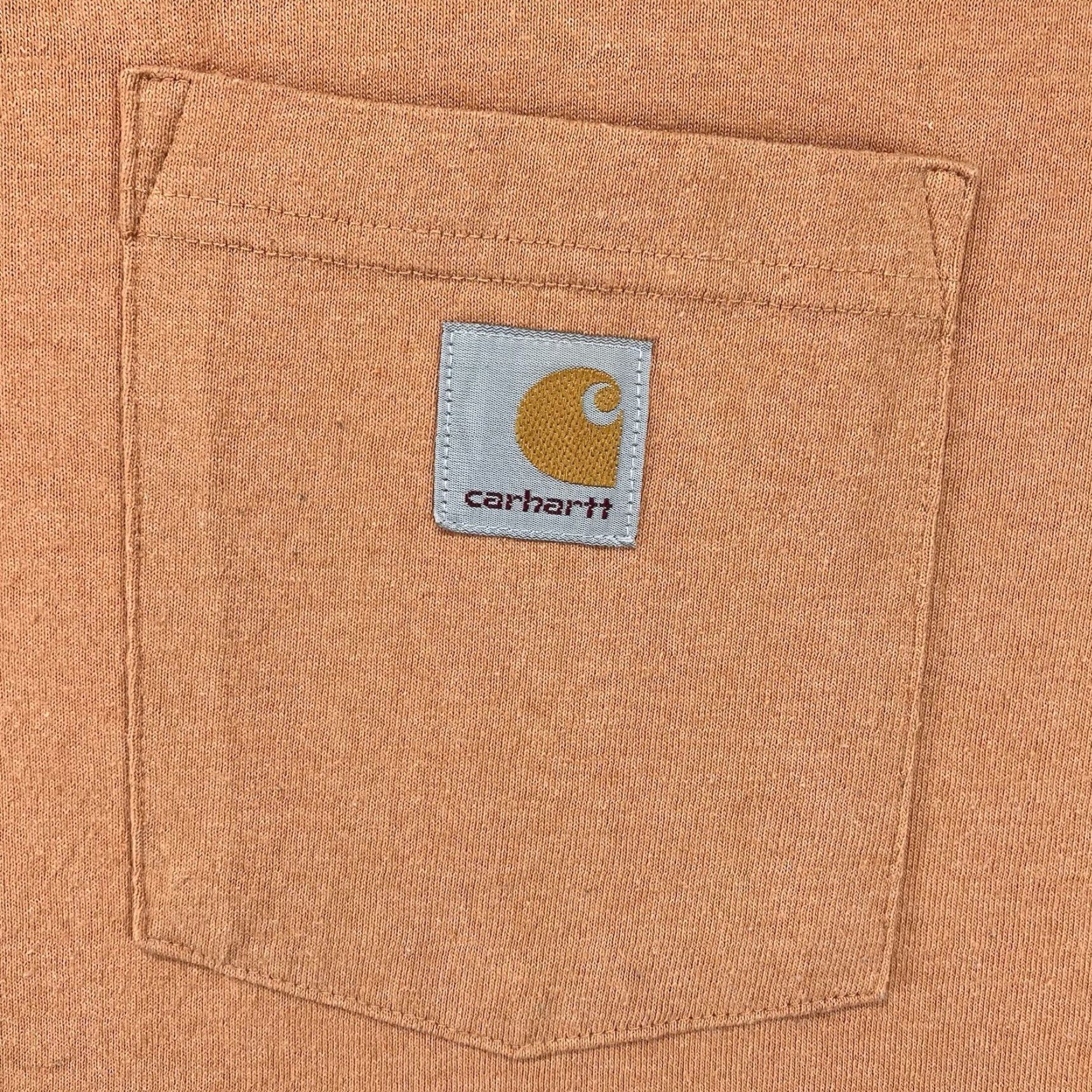 Carhartt Carhartt T-Shirt Mens 2XL Short Sleeve Crew Neck Orange Logo All Seasons Outdoor Regular Fit Size US XXL / EU 58 / 5 - 4 Thumbnail