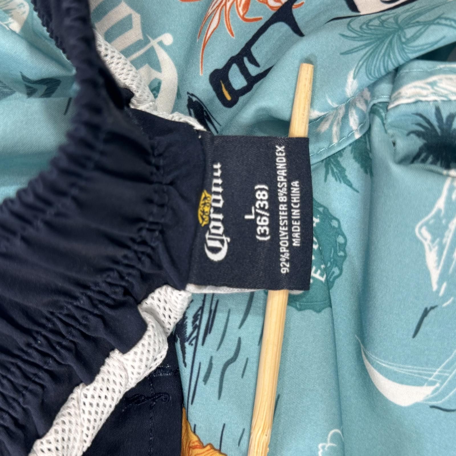 Other Corona Beer Swim Trunks Men's Large Board Shorts Mesh Size US 34 / EU 50 - 4 Thumbnail