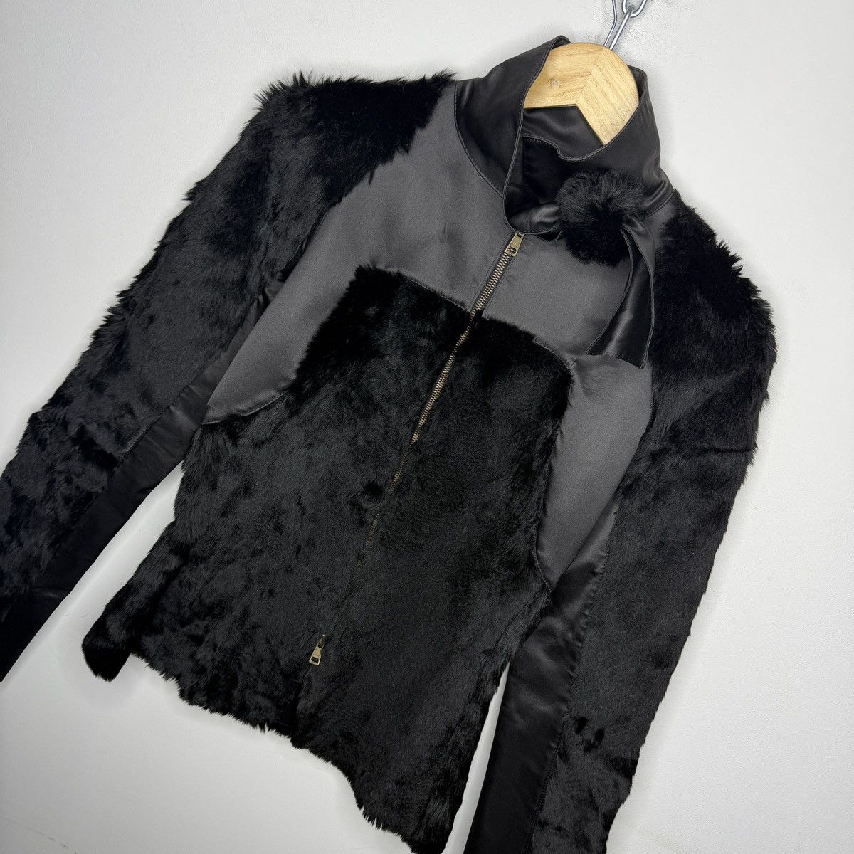 Gucci Vintage Gucci by Tom Ford Leather & Fur Jacket Size S / US 4 / IT 40 - 8 Thumbnail