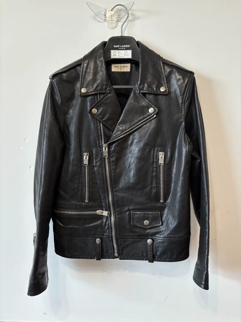 Saint Laurent Paris Saint Laurent 16FW Leather Biker Jacket Size US L / EU 52-54 / 3 - 1 Thumbnail