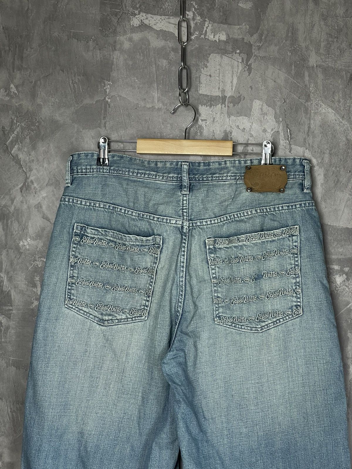 Ecko Unltd. × Vintage Vintage Y2k Early2000's Ecko Grunge Emo Skater Baggy Shorts Size US 36 / EU 52 - 3 Thumbnail