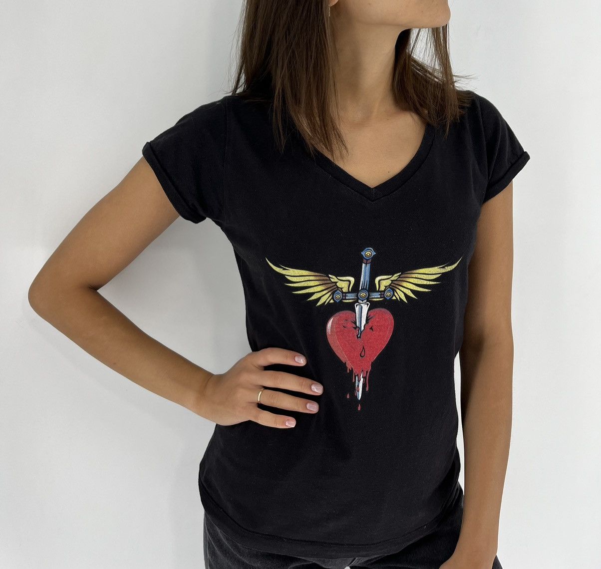 Band Tees VINTAGE BON JOVI BAND TEE Size M / US 6-8 / IT 42-44 - 5 Thumbnail