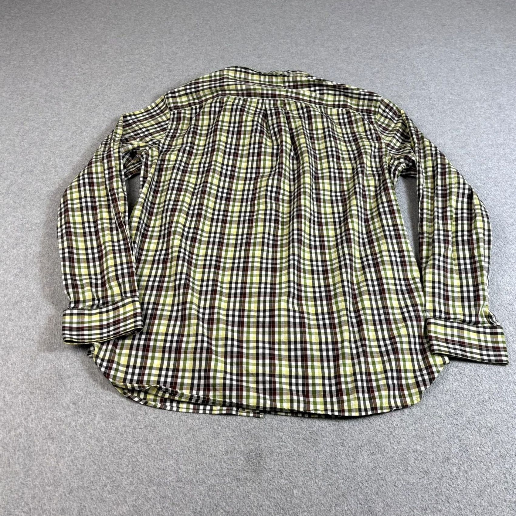 Flint And Tinder Flint and Tinder Shirt Men L Plaid Button-Down 100% Cotton Made USA Heritage Yellow Size US L / EU 52-54 / 3 - 2 Thumbnail