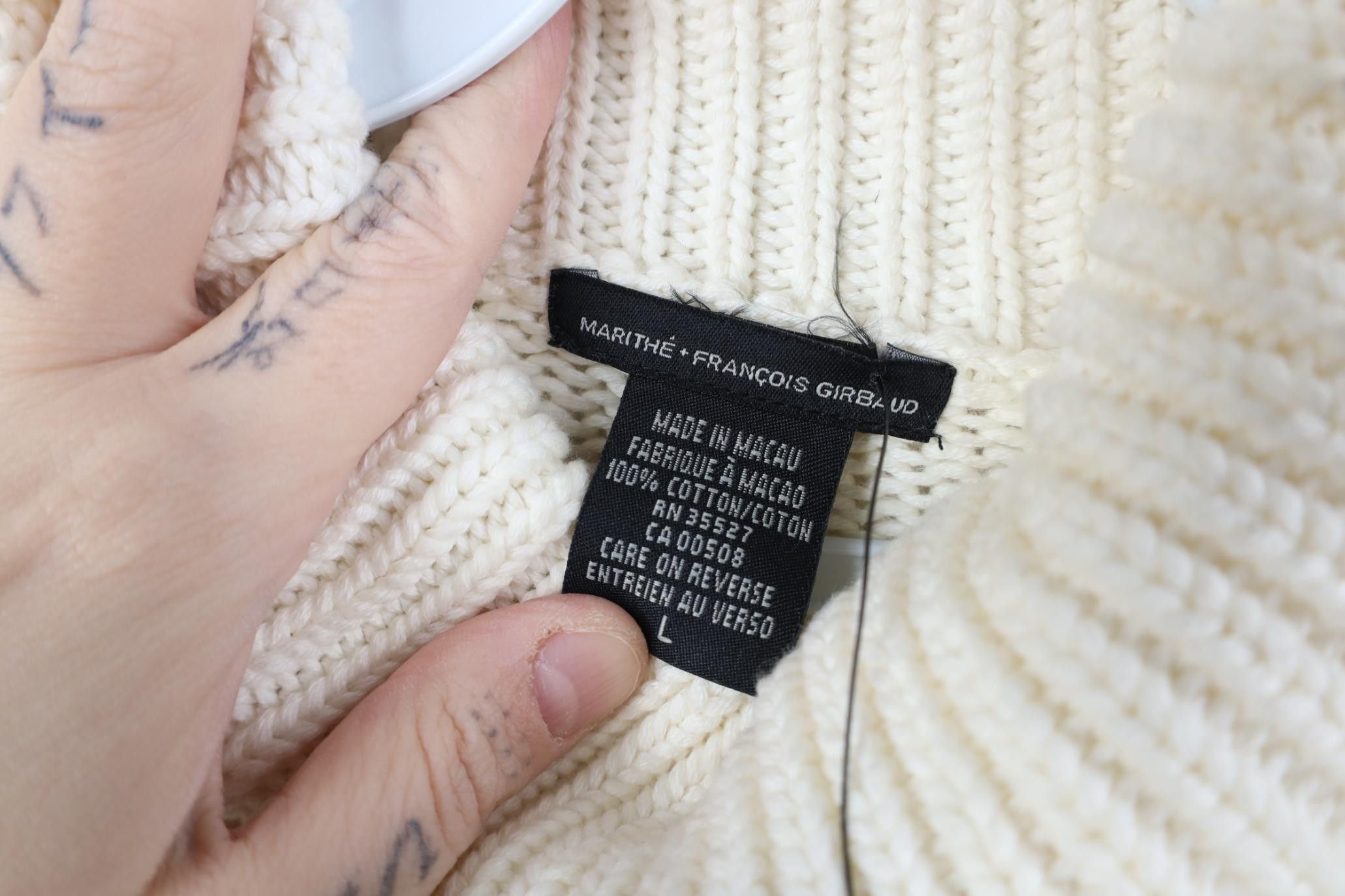 Marithe + Francois Girbaud Deadstock Vintage 90s Marithe Francois Girbaud Sweater Size US L / EU 52-54 / 3 - 9 Thumbnail