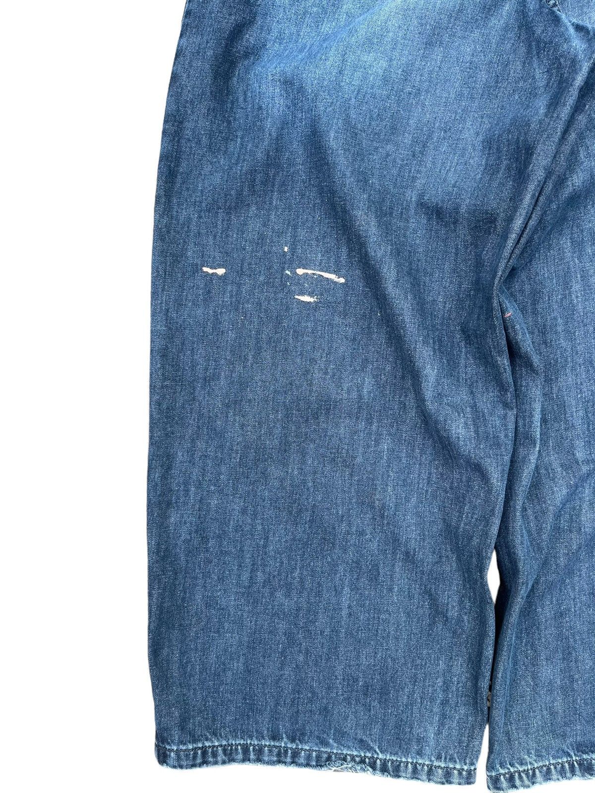 Other Vintage Jnco Style Paint Splattered Navy Washed Baggy Jeans Size 24" / US 00 / IT 34 - 7 Thumbnail