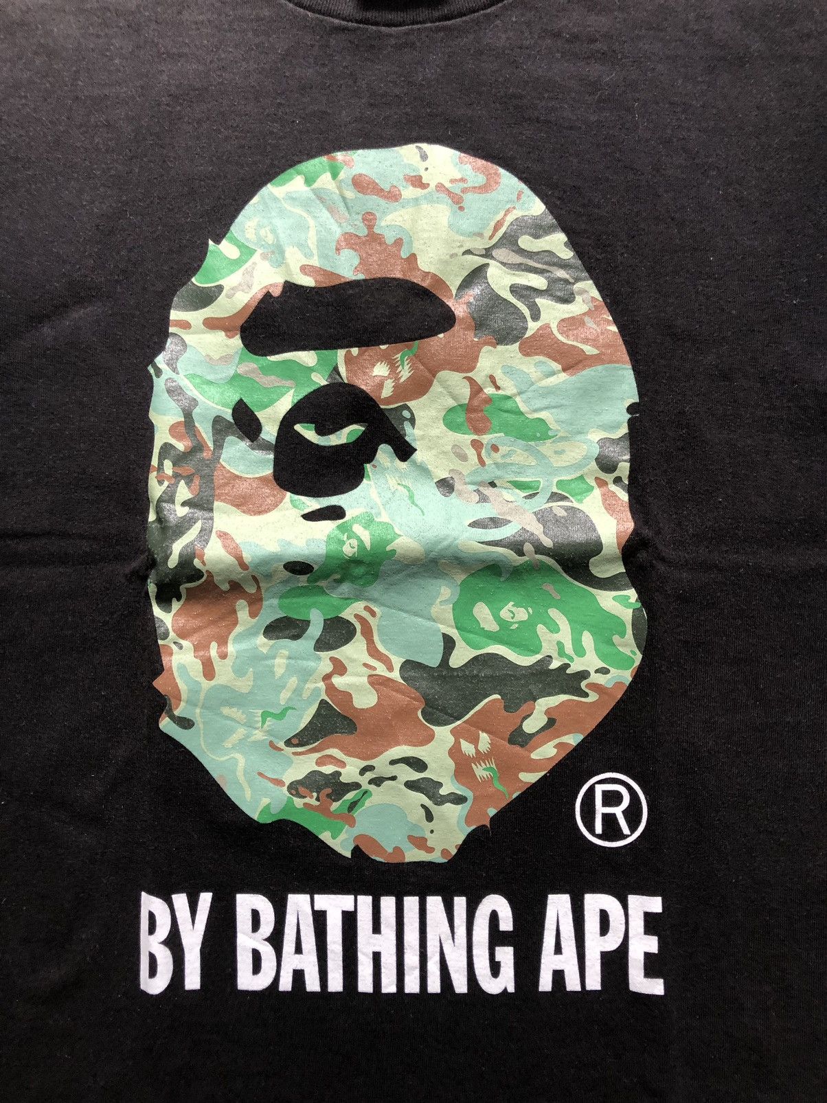 Bape BAPE Bathing Ape ABC Camo Green Big Ape Head Tee Size US S / EU 44-46 / 1 - 2 Thumbnail