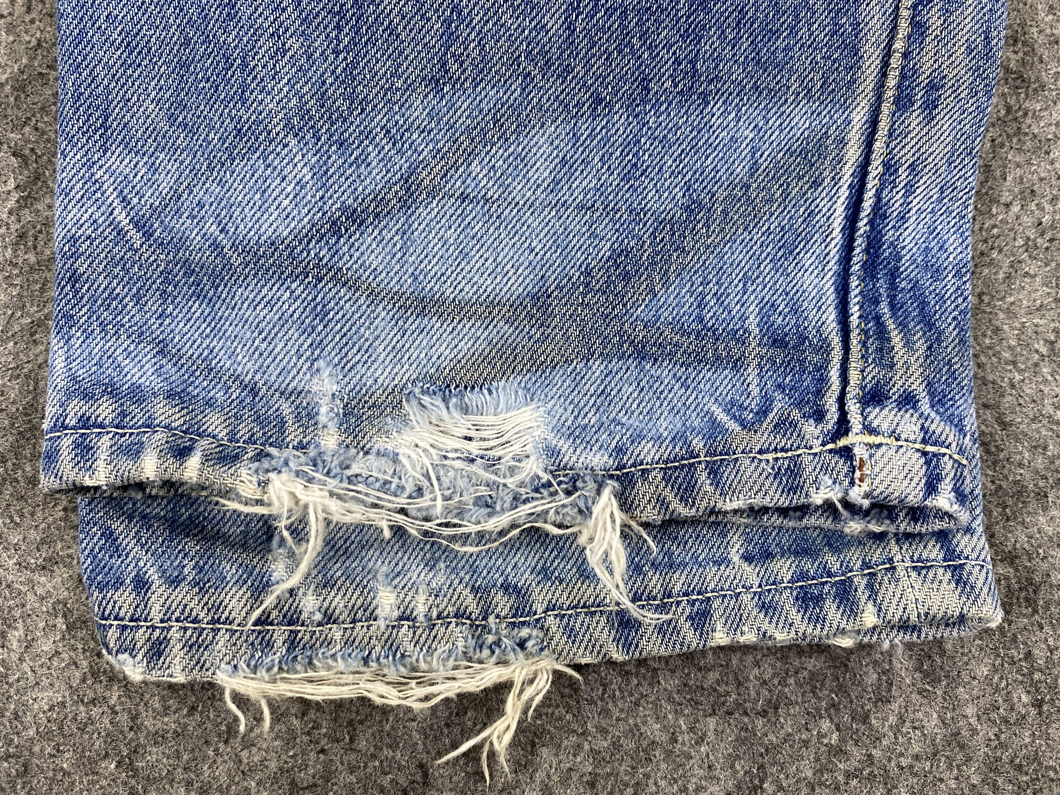 Japanese Brand Redline Light Wash G-Star Jeans 32x32.5 Denim -JN1339 Size US 32 / EU 48 - 10 Thumbnail