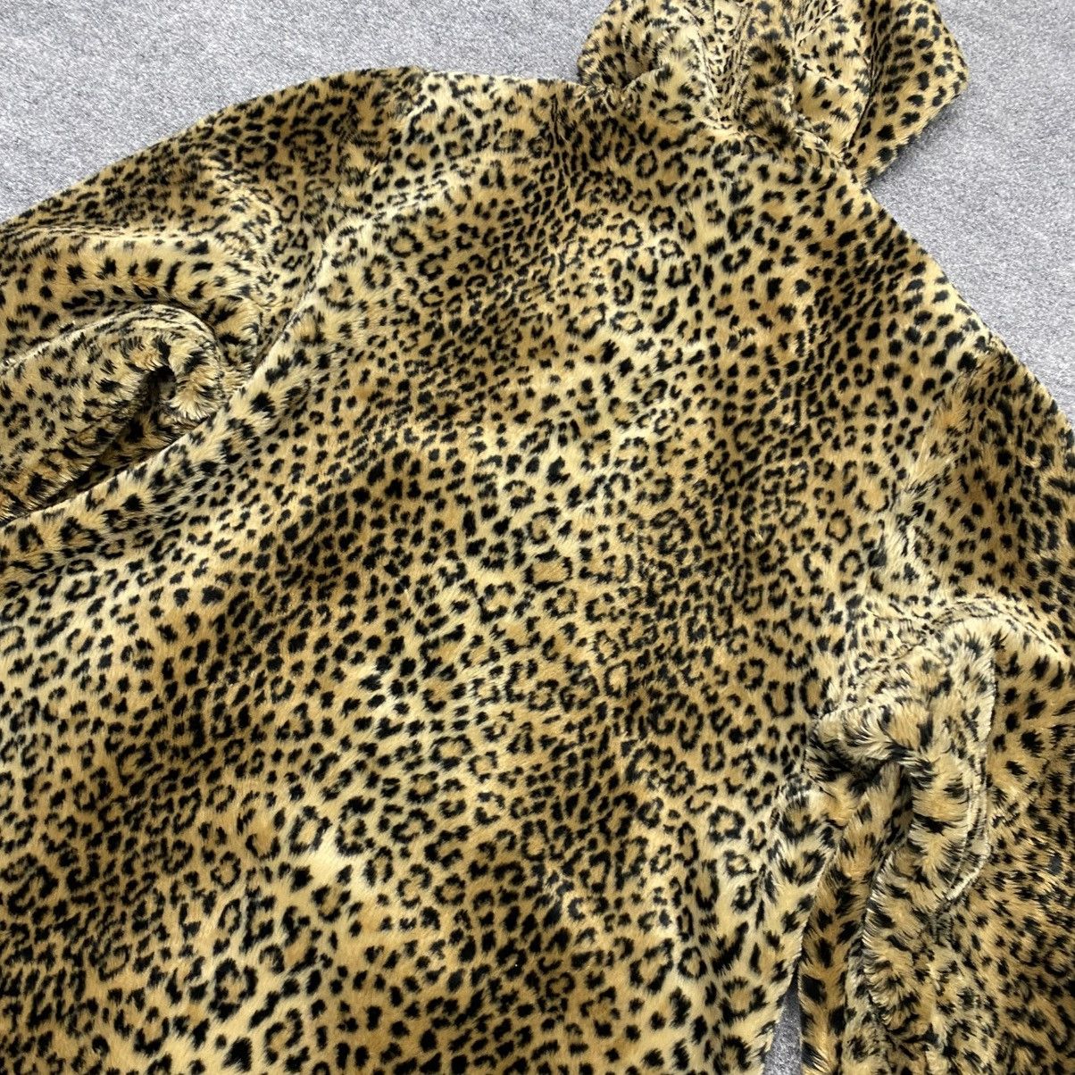 Other Vintage Boulevard East Womens Leopard Faux Fur Coat Size XXL / US 16-18 / IT 52-54 - 7 Thumbnail