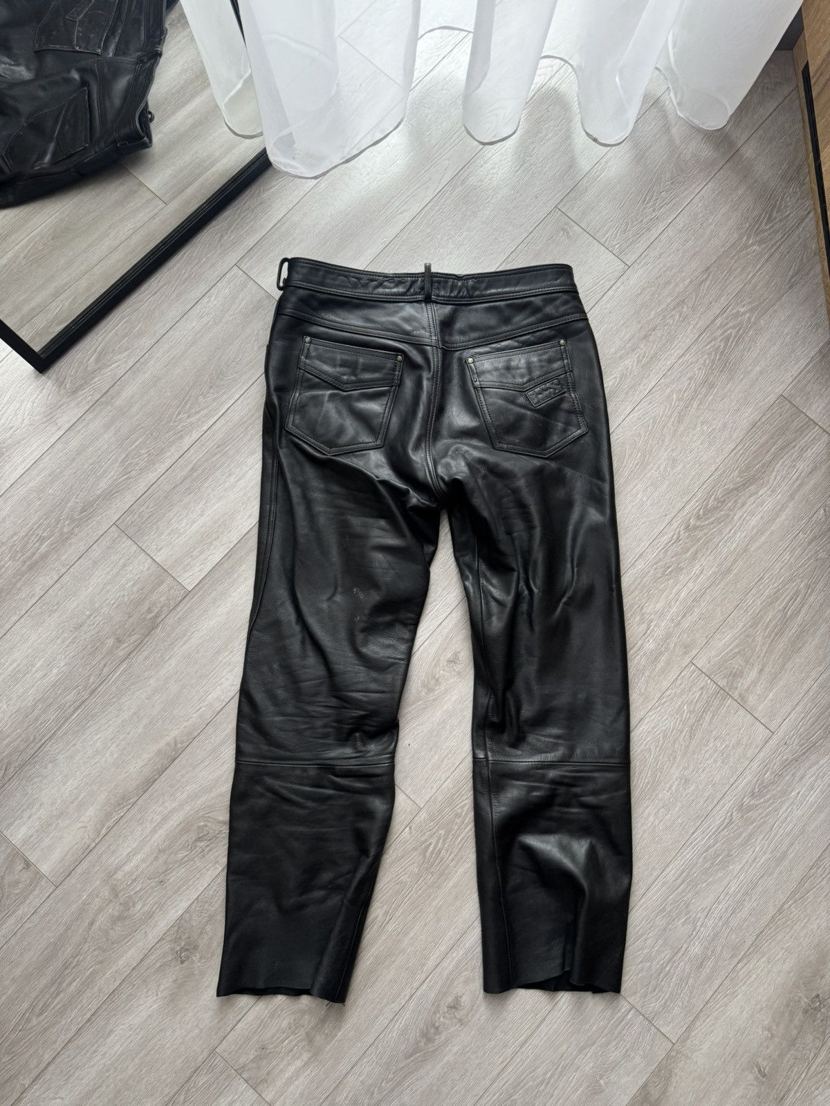 Leather Vintage IXS Leather Pants Black Riding Y2K Archival Size US 34 / EU 50 - 8 Thumbnail