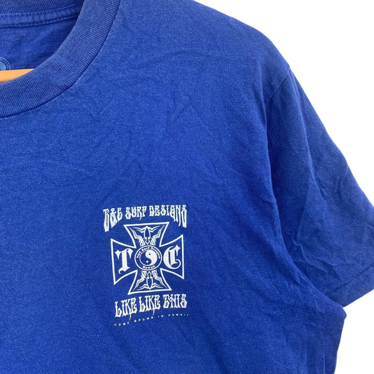 Vintage Vintage TOWN & COUNTRY SURF Dragon Cross Tee Shirt Size US XL / EU 56 / 4 - 6 Thumbnail