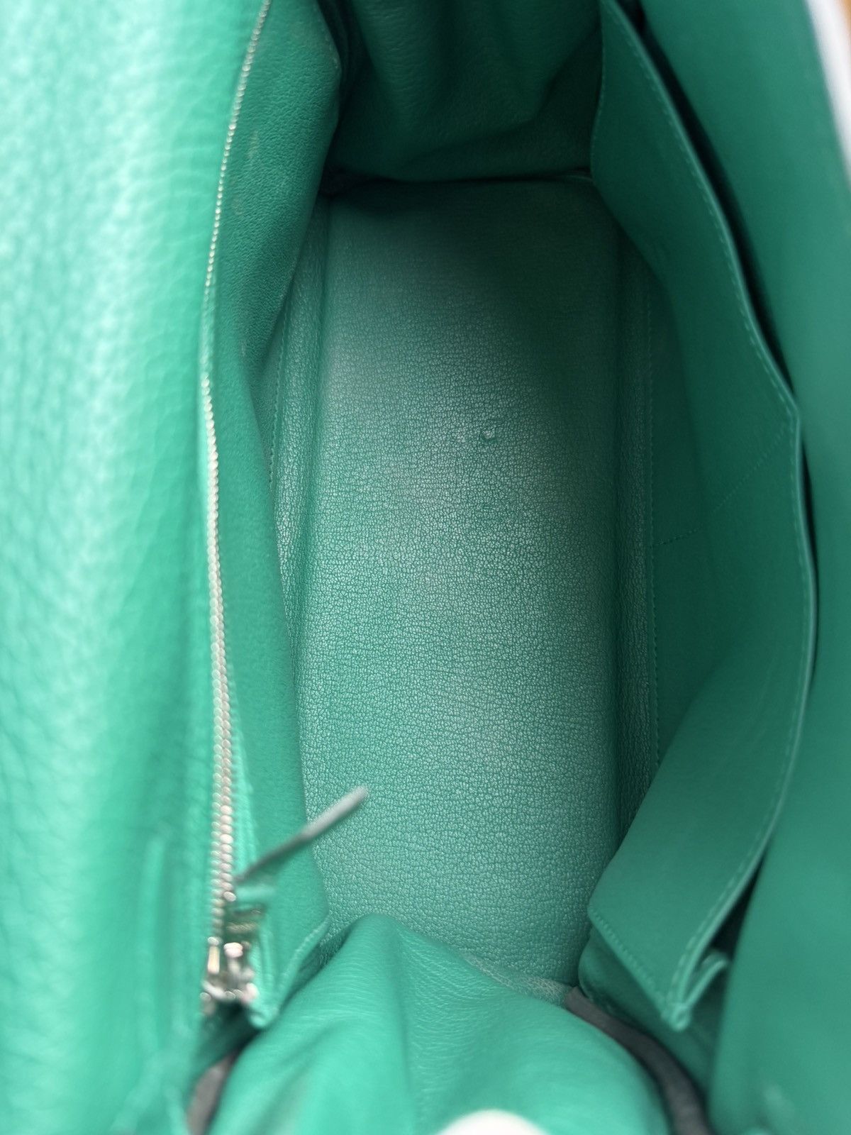 Hermes Kelly Bag 28 Clemence Leather Stamp A Vert Vertigo Size ONE SIZE - 15 Thumbnail