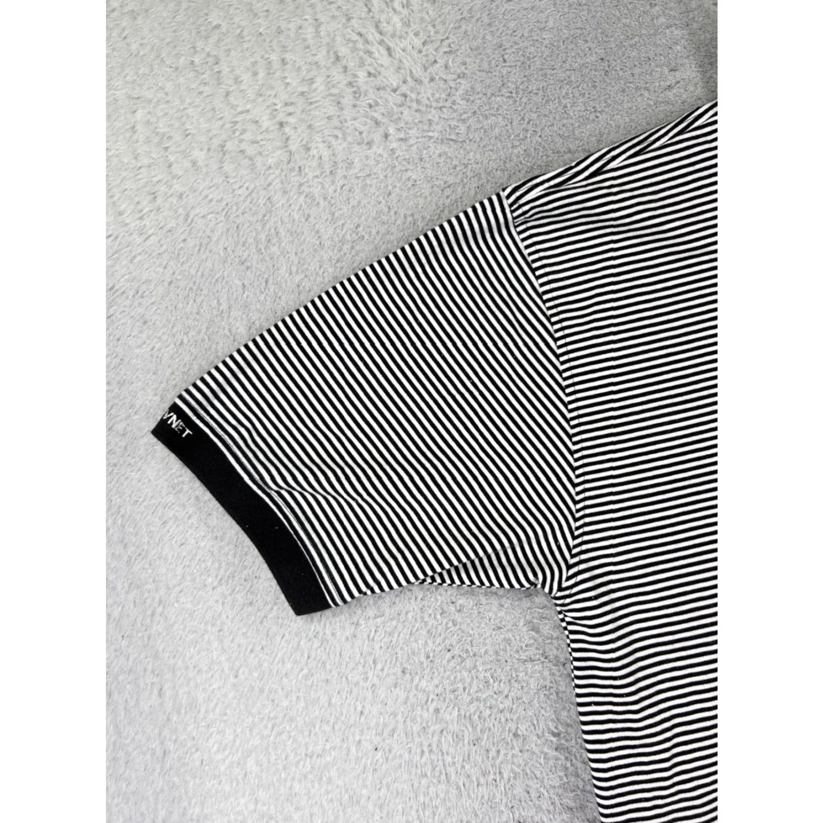 Tommy Hilfiger VINTAGE Tommy Hilfiger Polo Shirt Adult Large Black Striped 100% Cotton Activewear Golf Mens Size US L / EU 52-54 / 3 - 3 Thumbnail