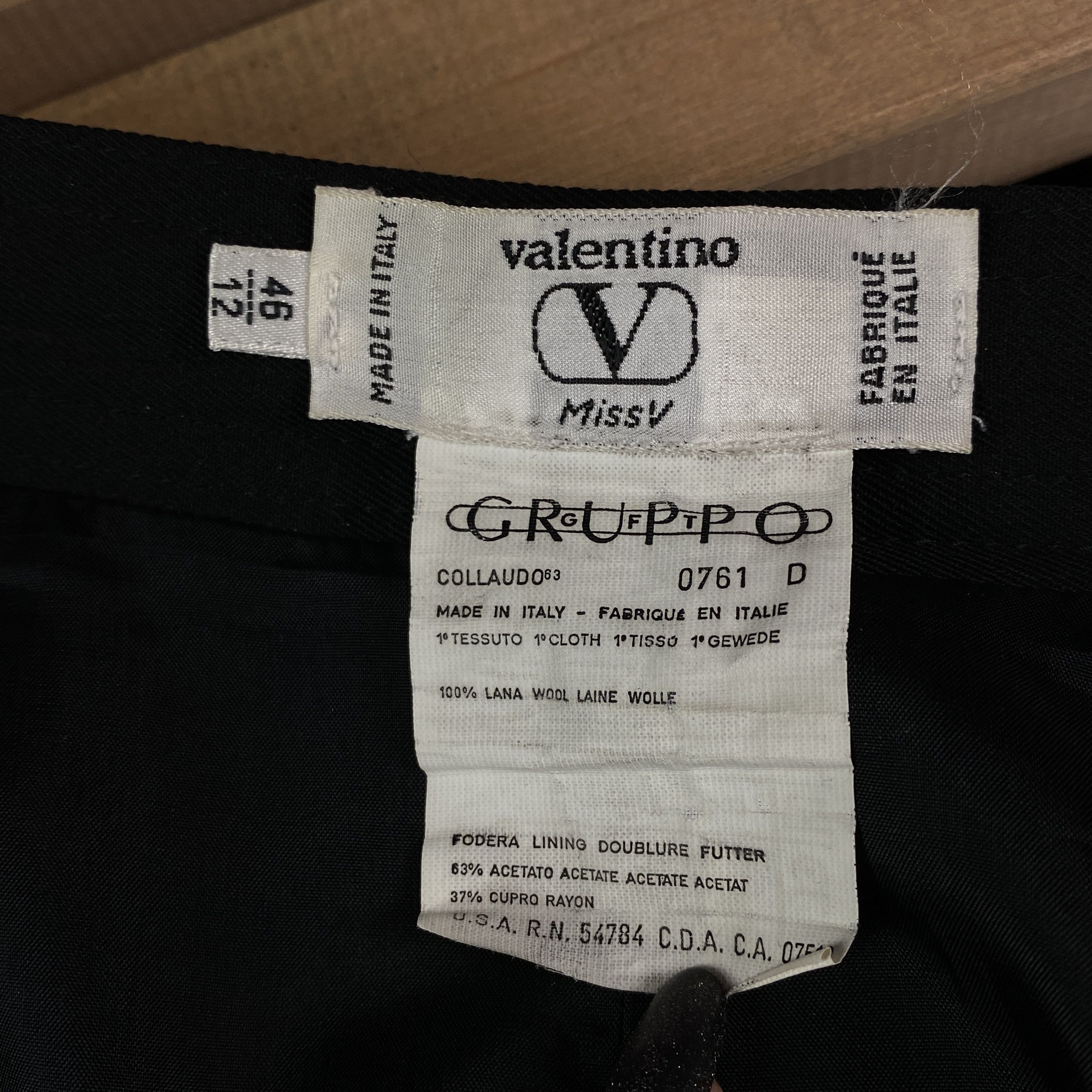 Womens Skirt Valentino Miss V Vintage Size 46/12