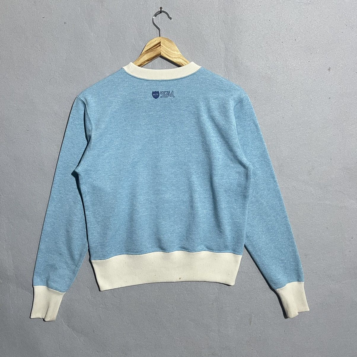 X-Girl X-Girl Sports AKTR Collaboration Sweatshirt – Blue/White Size S / US 4 / IT 40 - 5 Thumbnail