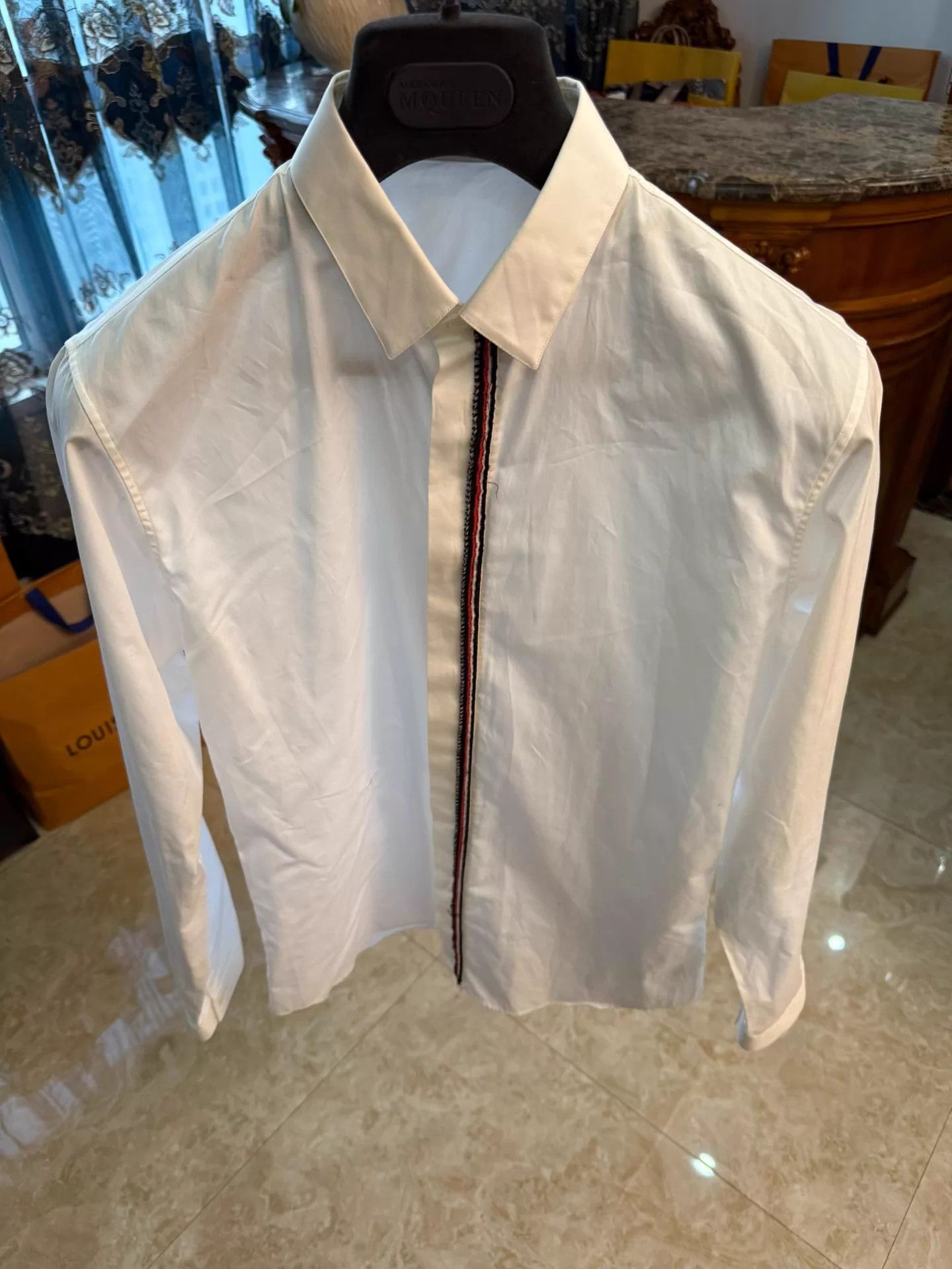 Dior Dior White Button-Front Shirt 39 IT Italian MINT Size US M / EU 48-50 / 2 - 1 Thumbnail