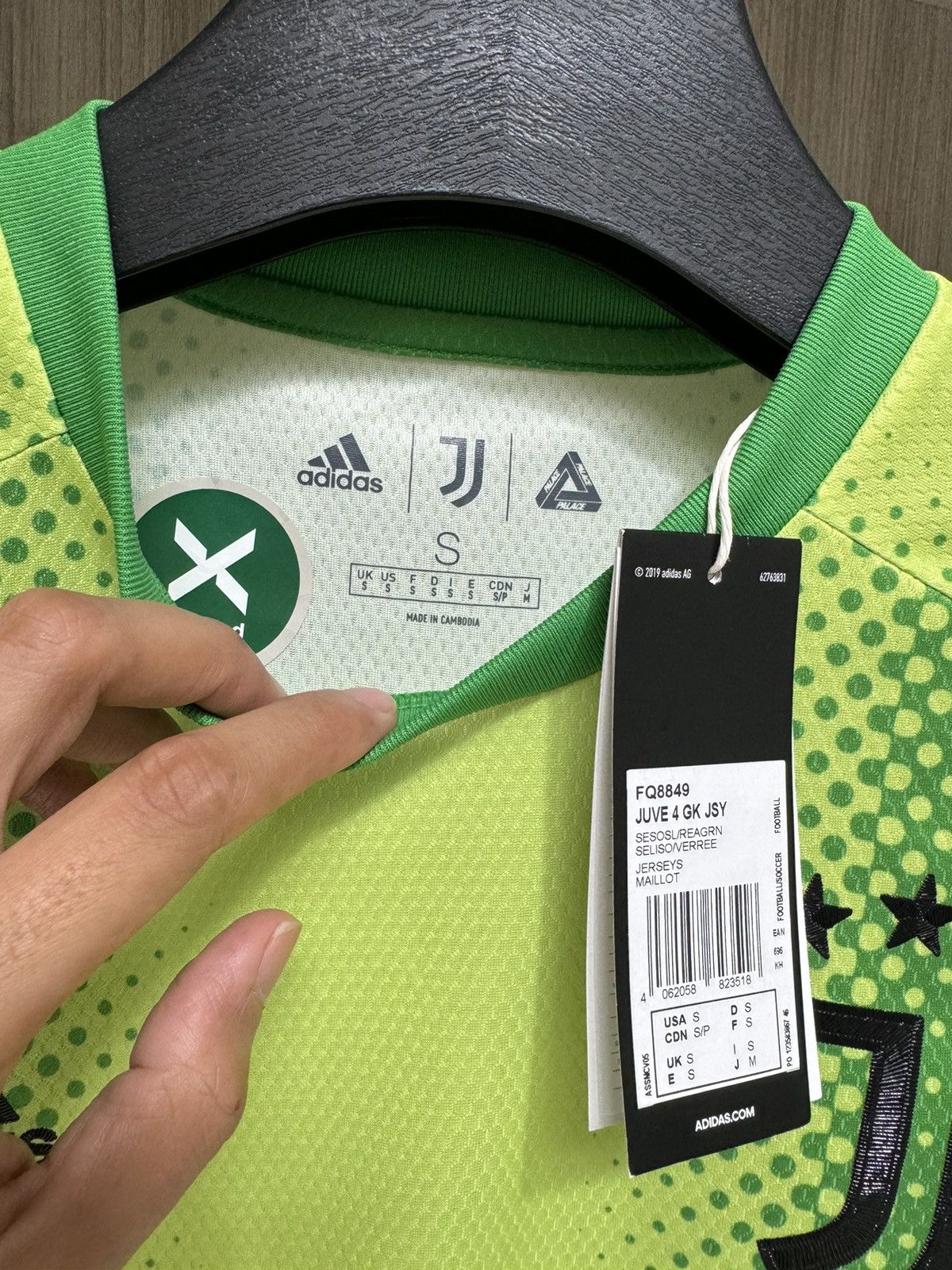 Adidas × Palace Palace Adidas Juve Goal Keeper Jersey Size US S / EU 44-46 / 1 - 3 Thumbnail