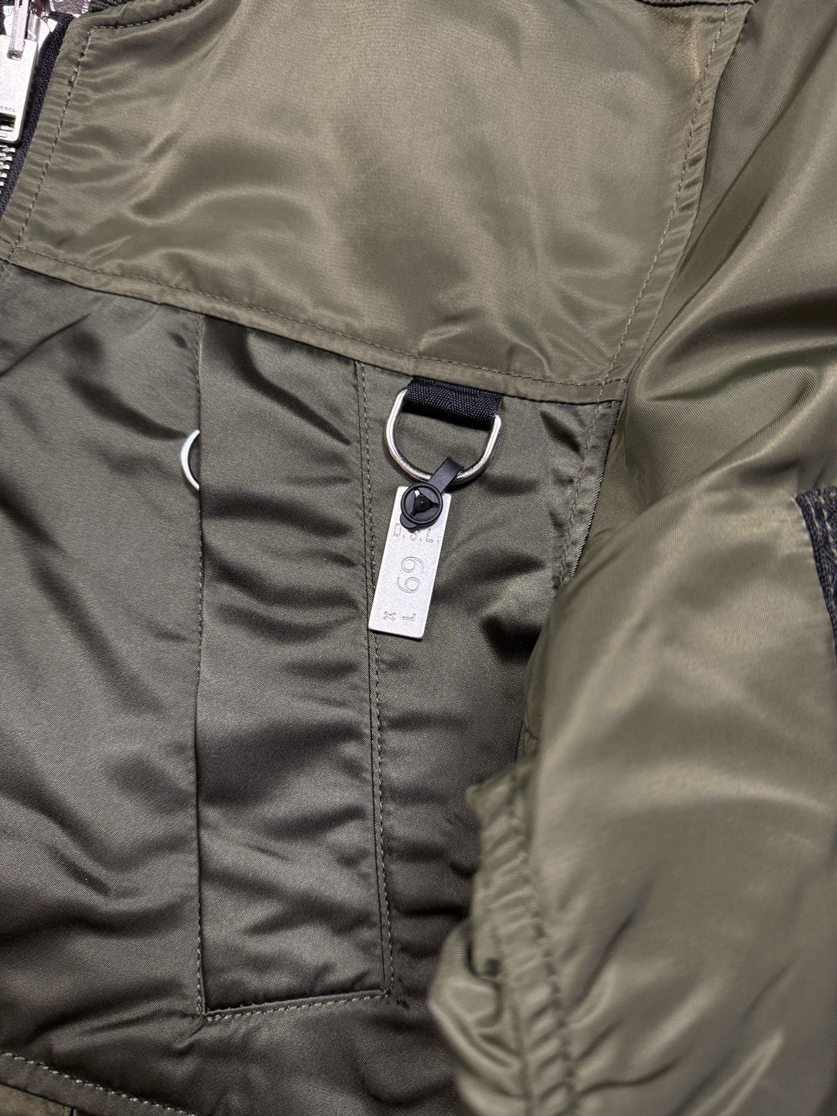 Diesel y2k Diesel Reversible Nylon Bomber Aviation Jacket Size US S / EU 44-46 / 1 - 6 Thumbnail