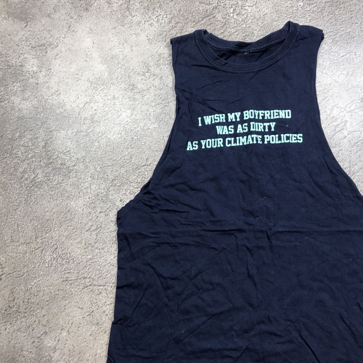 Vintage Vintage Y2K Graphic Tank Top Dirty Humor Streetwear Baggy L Size L / US 10 / IT 46 - 2 Thumbnail