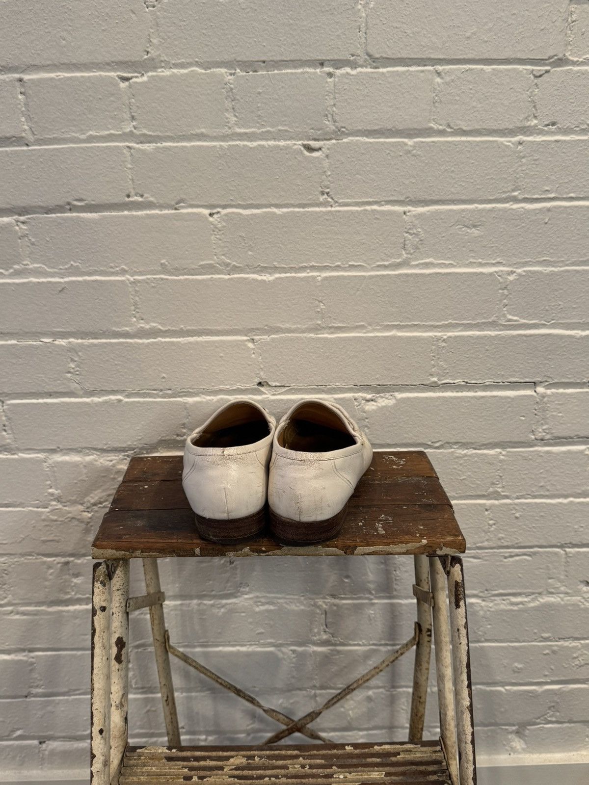 Church's White Horsebit Loafers