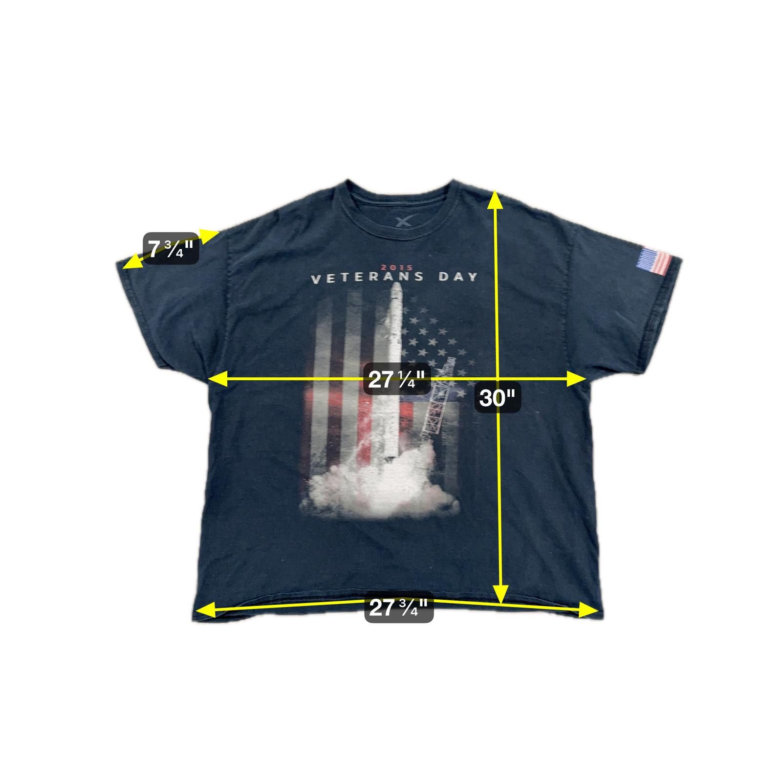Designer SpaceX Elon Musk Exclusive T-Shirt Veterans Day 2015 3XL Size US XXL / EU 58 / 5 - 5 Thumbnail