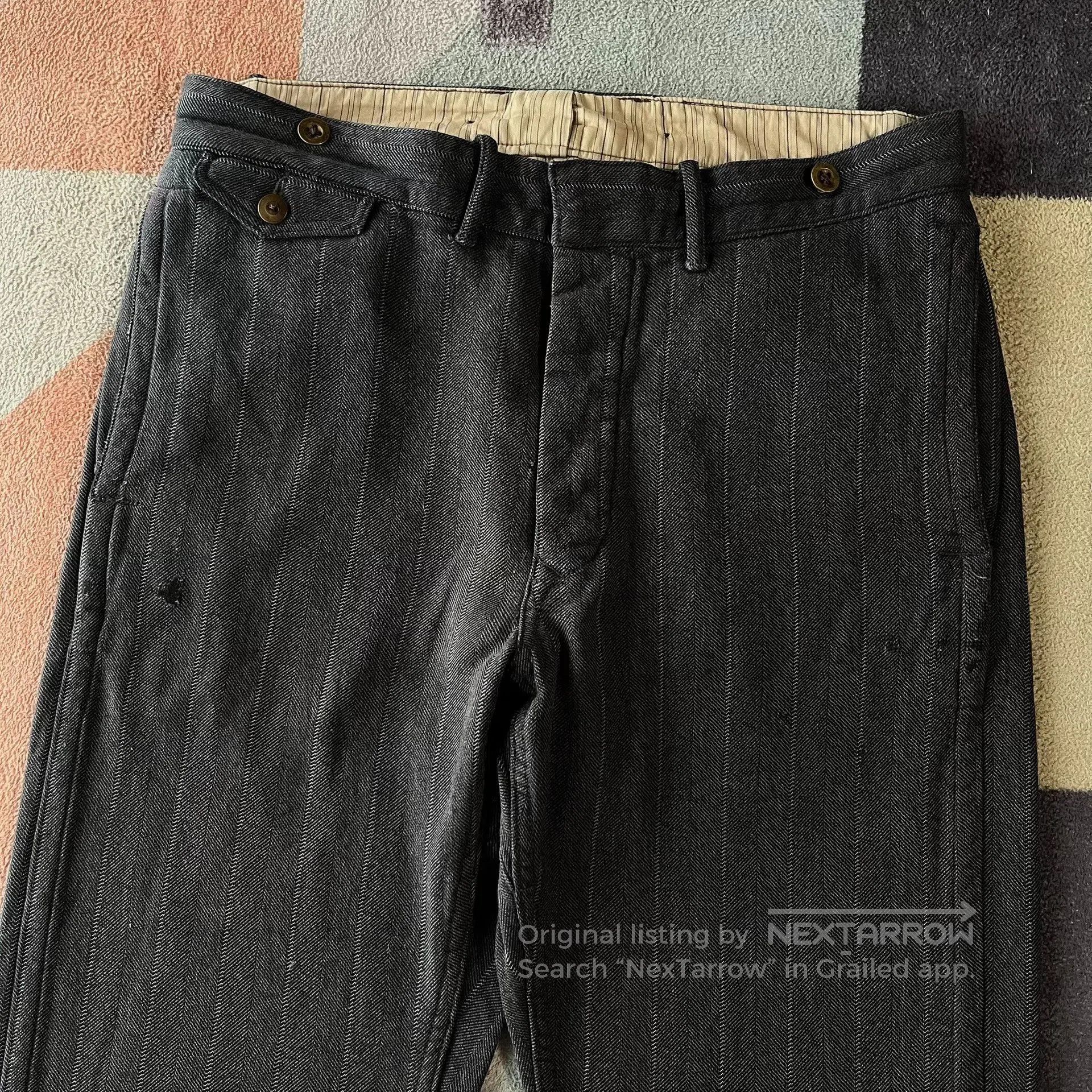 RRL Ralph Lauren RRL Striped Double RL Pants. Size US 32 / EU 48 - 3 Thumbnail