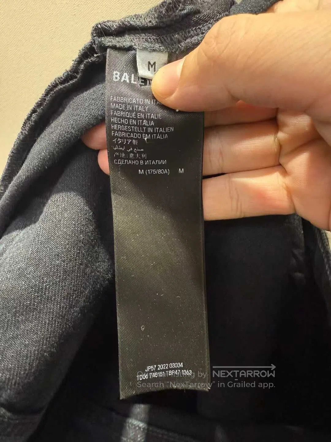 Balenciaga Balenciaga size M Black Mud-dyed Destroyed Denim Pants| Size US 27 - 3 Thumbnail