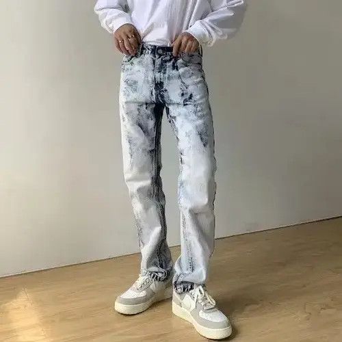 VIBE Acid Wash Denim Jeans Size US 28 / EU 44 - 1 Thumbnail