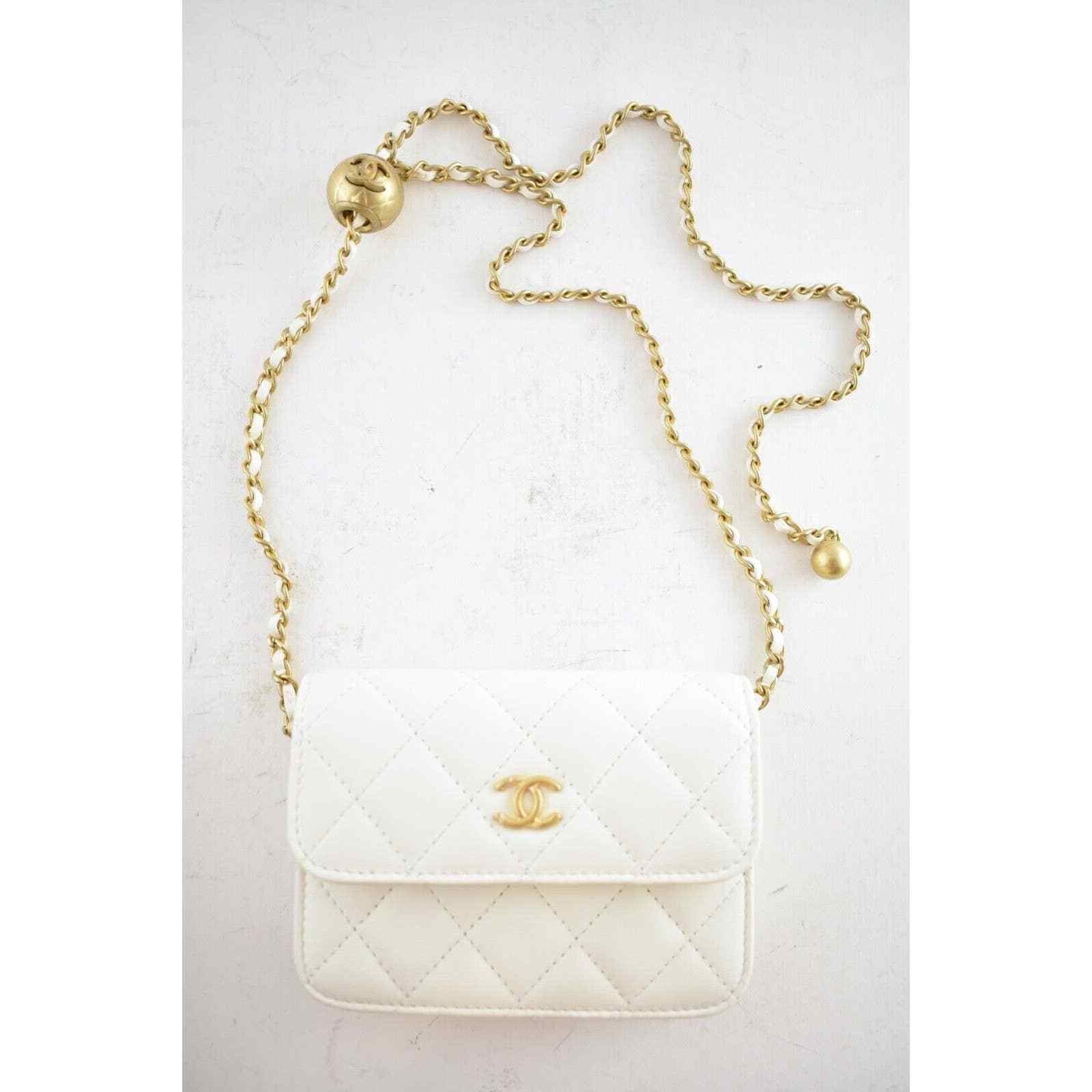 Chanel Chanel Clutch Mini Chain Classic Gold Card Belt Waist Bag Size ONE SIZE - 6 Thumbnail