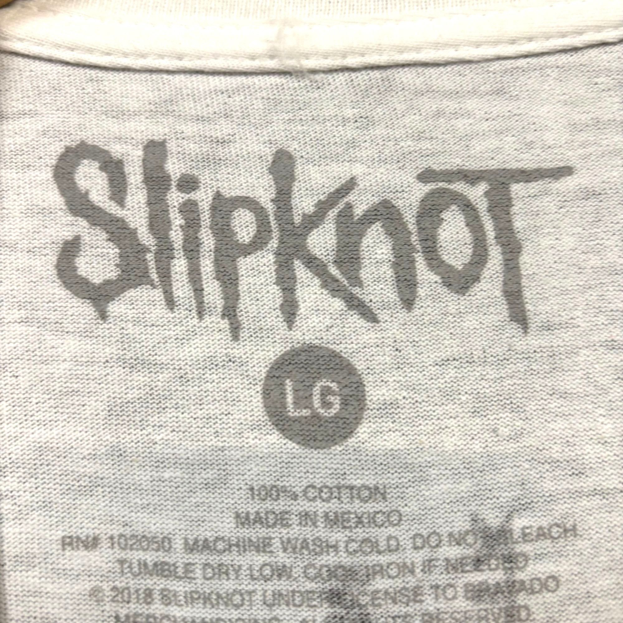 Slipknot Slipknot Dual Sided Tour Dates Heavy Metal Band Tee L Size US L / EU 52-54 / 3 - 4 Thumbnail