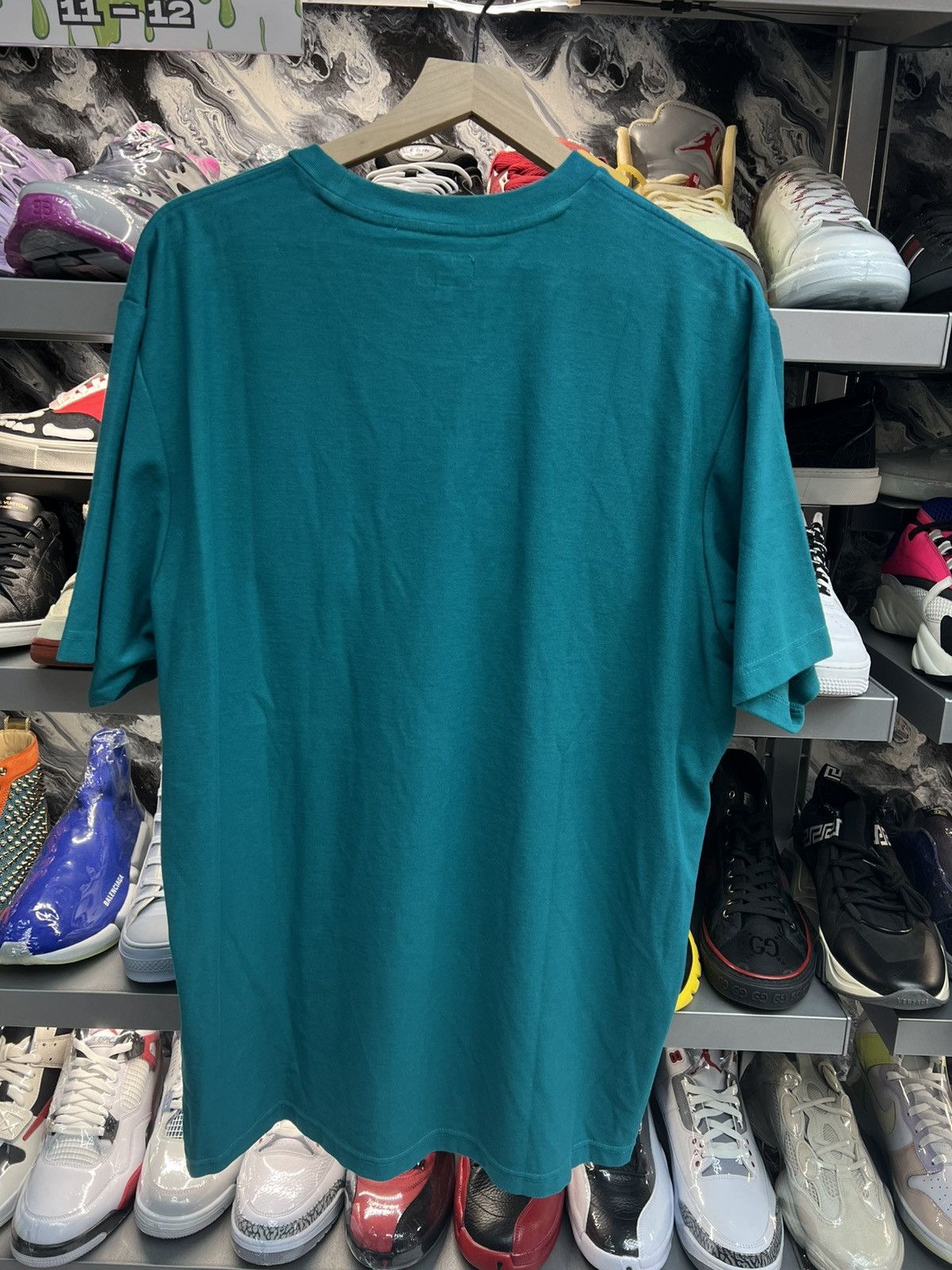 Supreme Supreme chenille Arc Logo Tee Teal Size US XL / EU 56 / 4 - 2 Thumbnail