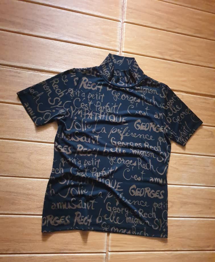 Japanese Brand George Rech Paris monogram turtle neck Shirt Size M / US 6-8 / IT 42-44 - 6 Thumbnail