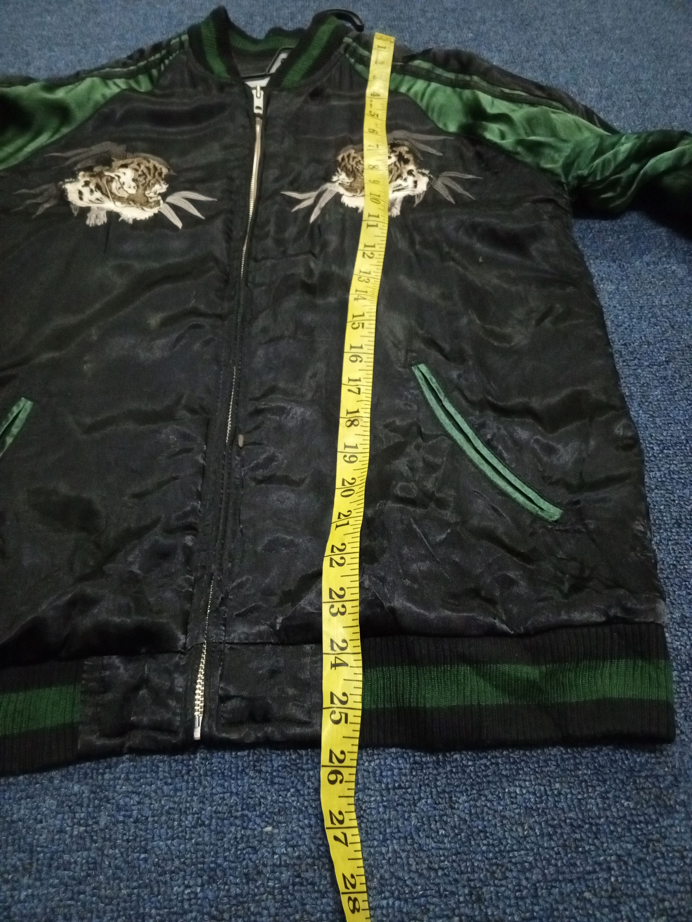 Japanese Brand JAPAN SUKAJAN NYLON JACKET TIGER Size US L / EU 52-54 / 3 - 9 Thumbnail