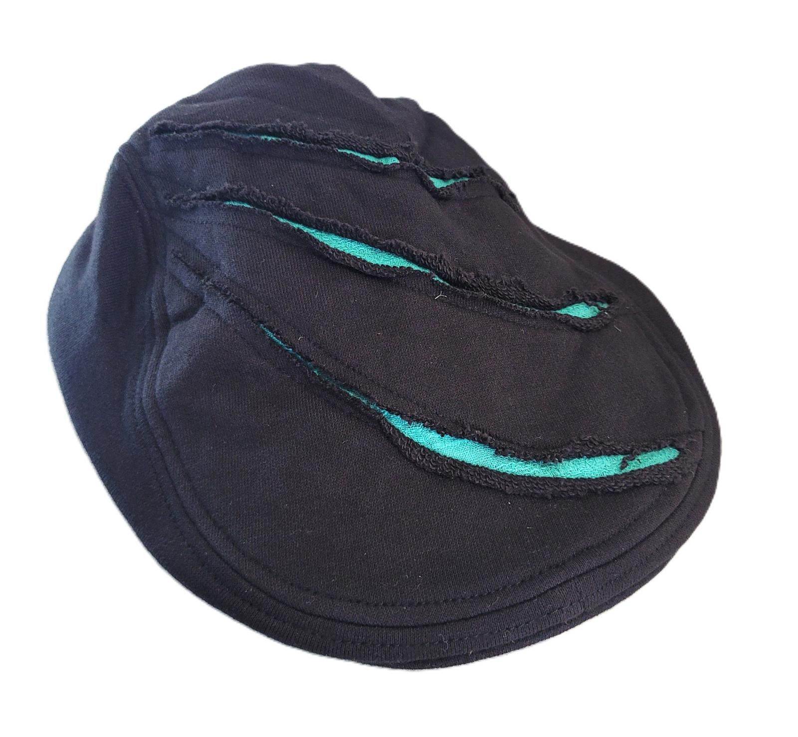 Other Newsboy Cap Black with Distressed Claw Design One Size Size ONE SIZE - 4 Thumbnail