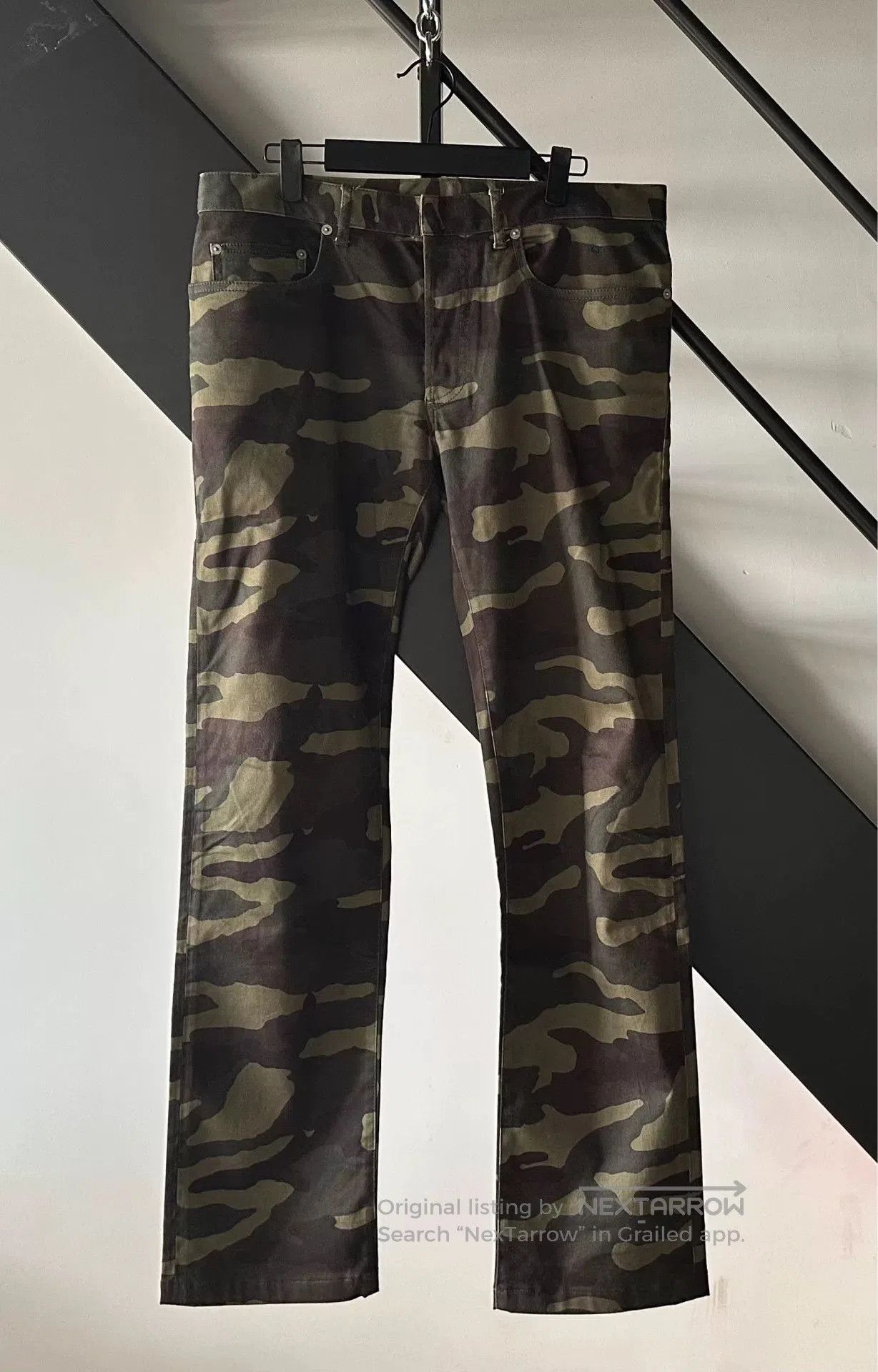 Dior × Kris Van Assche Dior Homme SS17 Red Stitch Punk Jeans | Grailed