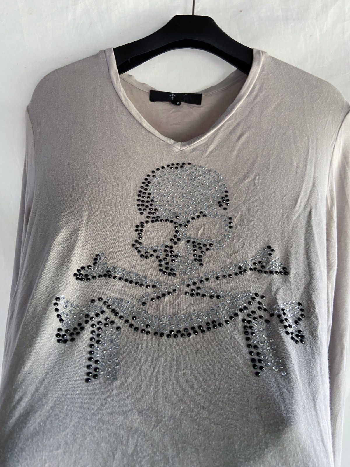 20471120 JAPANESE SKULL Y2K STYLE LONG SLEEVE Size US M / EU 48-50 / 2 - 3 Thumbnail