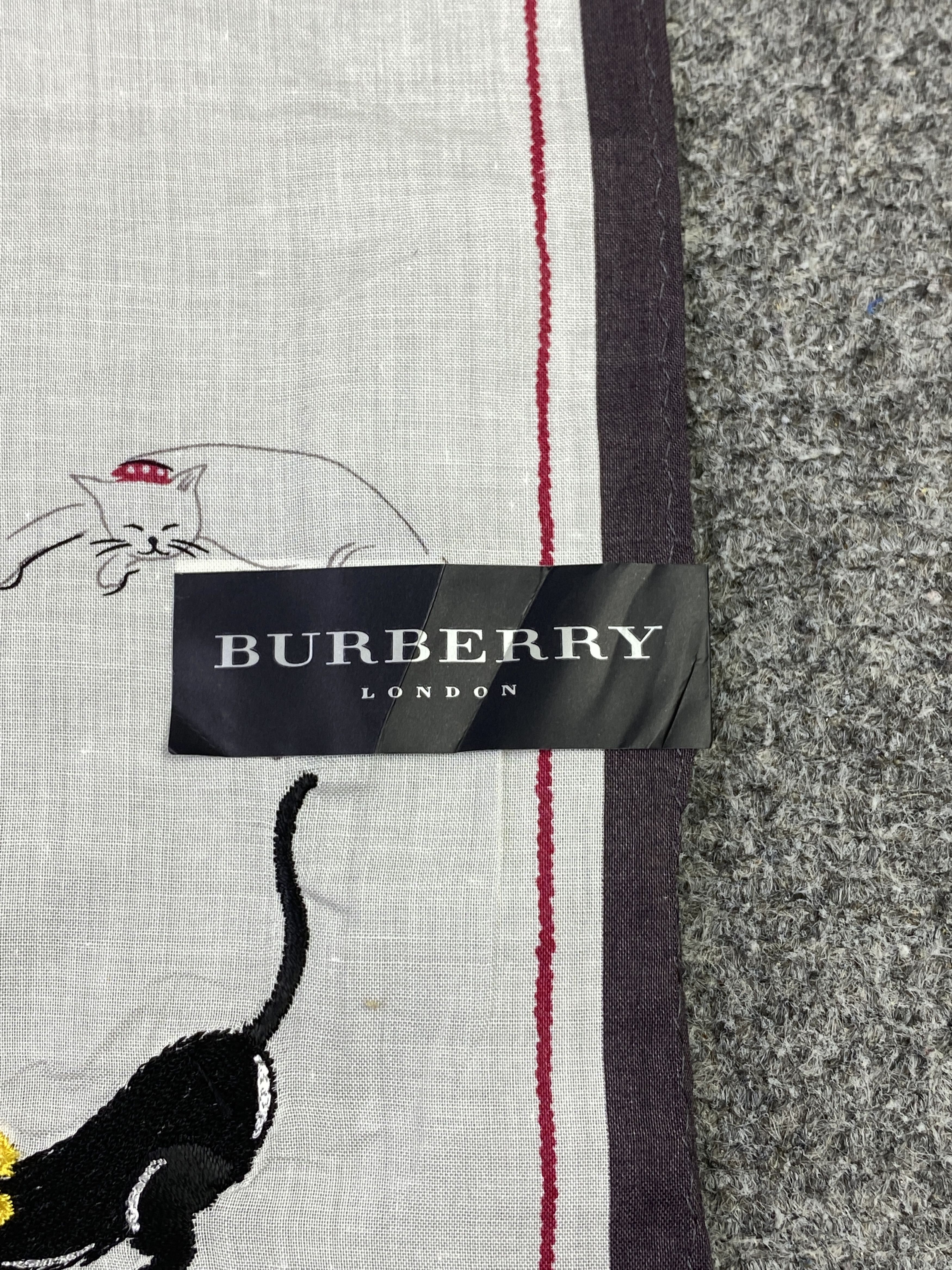 Burberry NWT Burberry Handkerchief / Neckerchief KT0195 Size ONE SIZE - 7 Thumbnail
