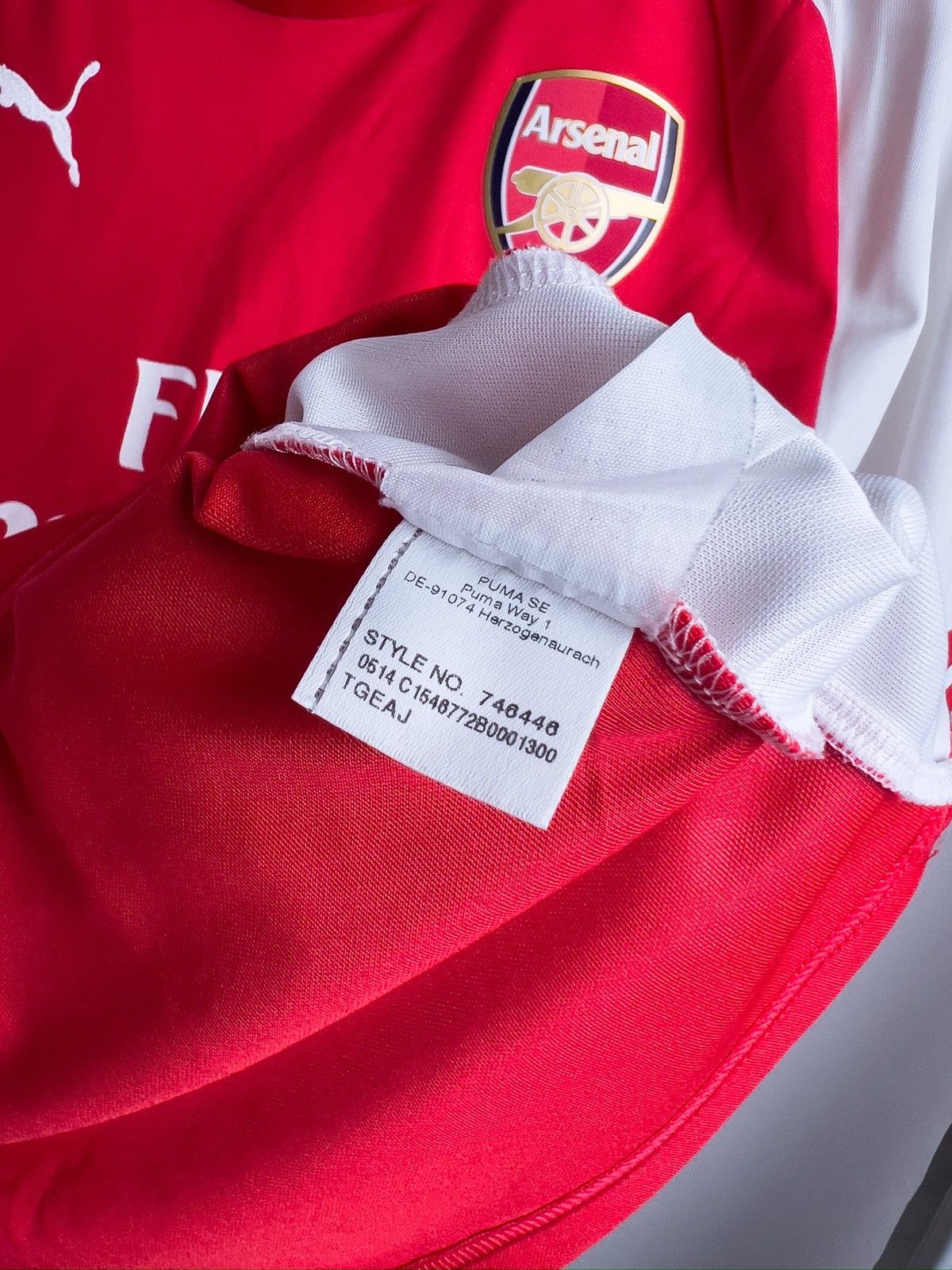 Puma Puma Arsenal 2014-2015 Home Jersey Size US M / EU 48-50 / 2 - 10 Thumbnail