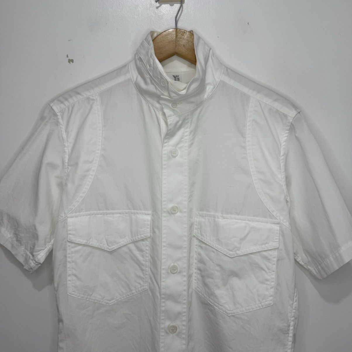 Yohji Yamamoto Yohji Yamamoto Button Down Polo Size US S / EU 44-46 / 1 - 3 Thumbnail