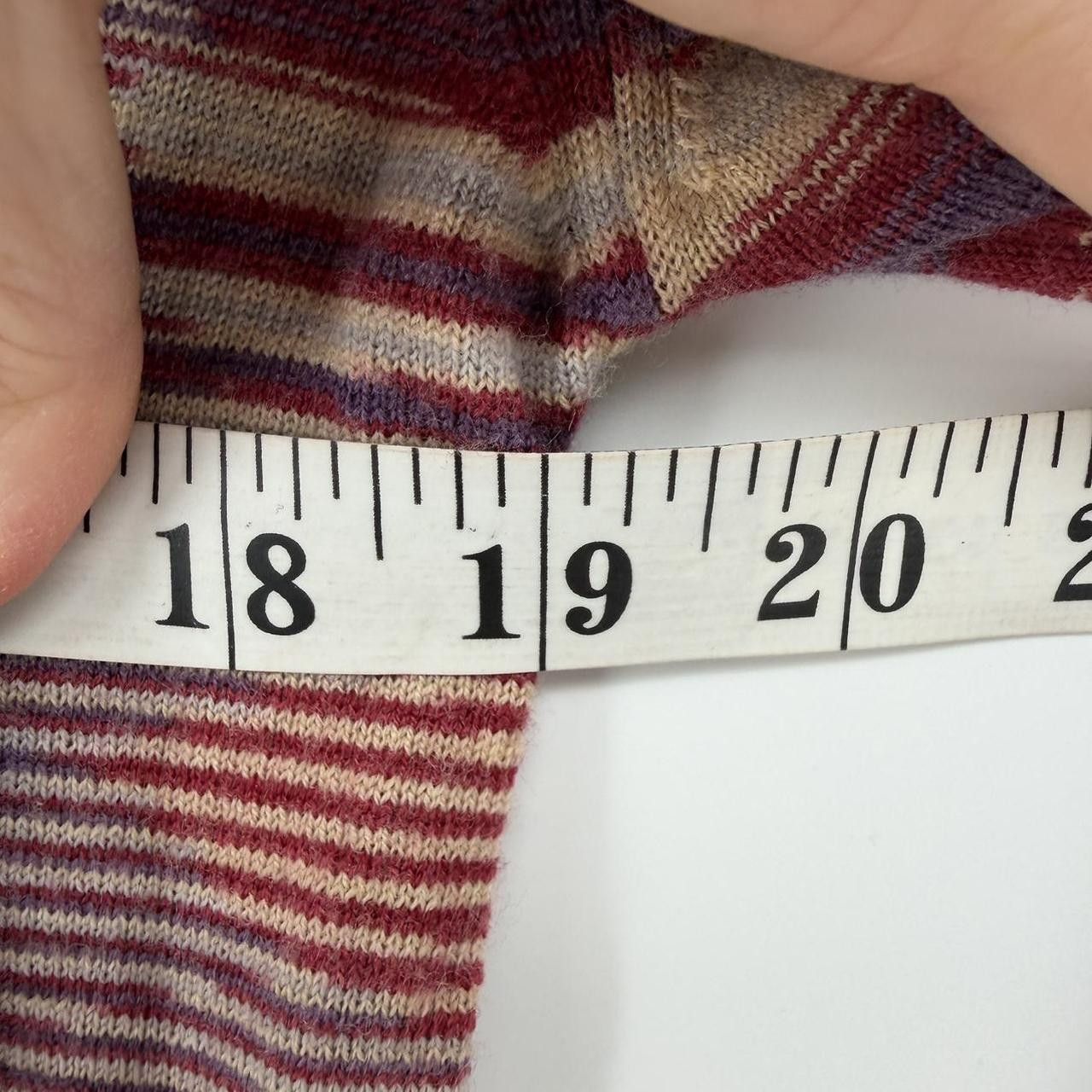 Missoni Missoni V-neck Argyle Multicolor Zig Zag Stripe Sweater Size XL / US 12-14 / IT 48-50 - 7 Thumbnail
