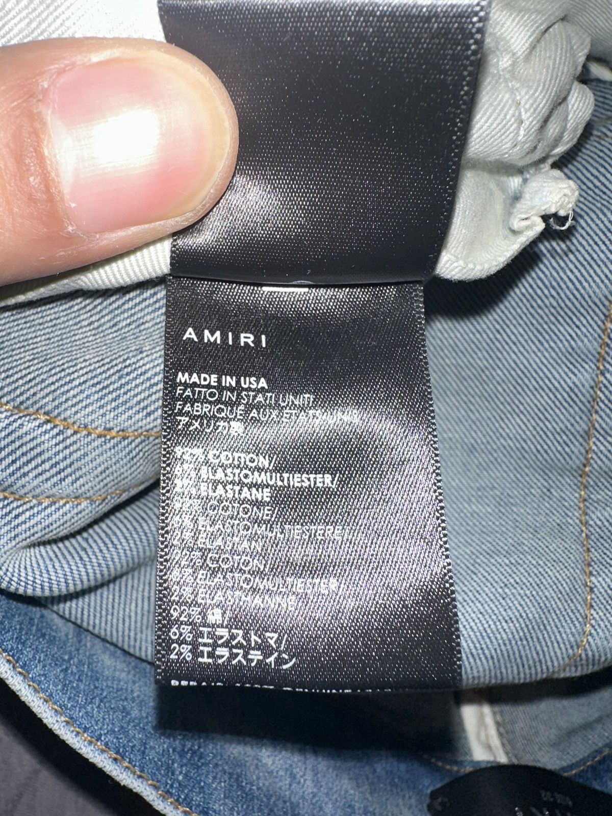 Amiri Amiri playboy mx1 jeans only wore once Size US 32 / EU 48 - 9 Thumbnail