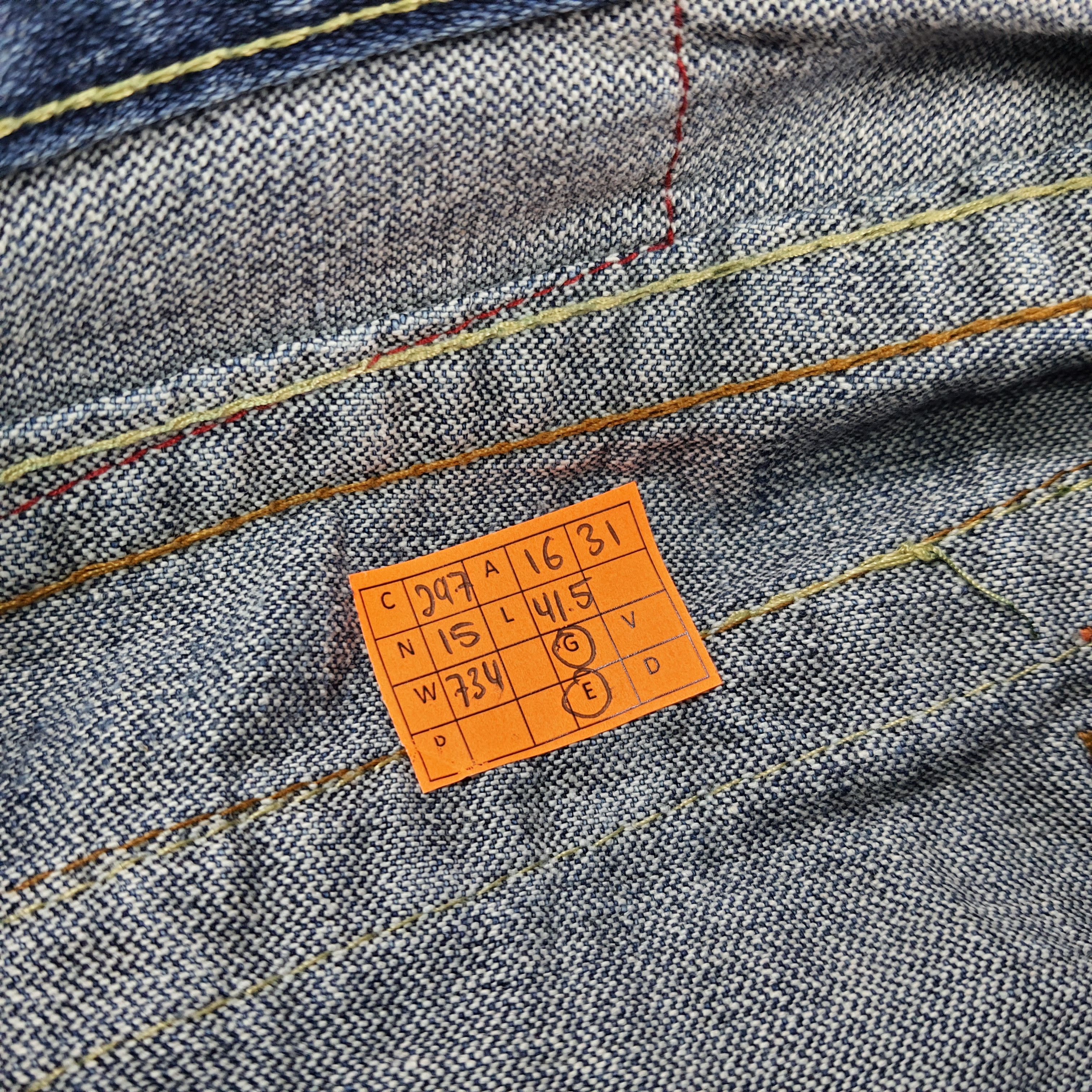 True Religion Rare True Religion Joey World Tour Embroidery Jeans C297N15 Size US 33 - 12 Thumbnail