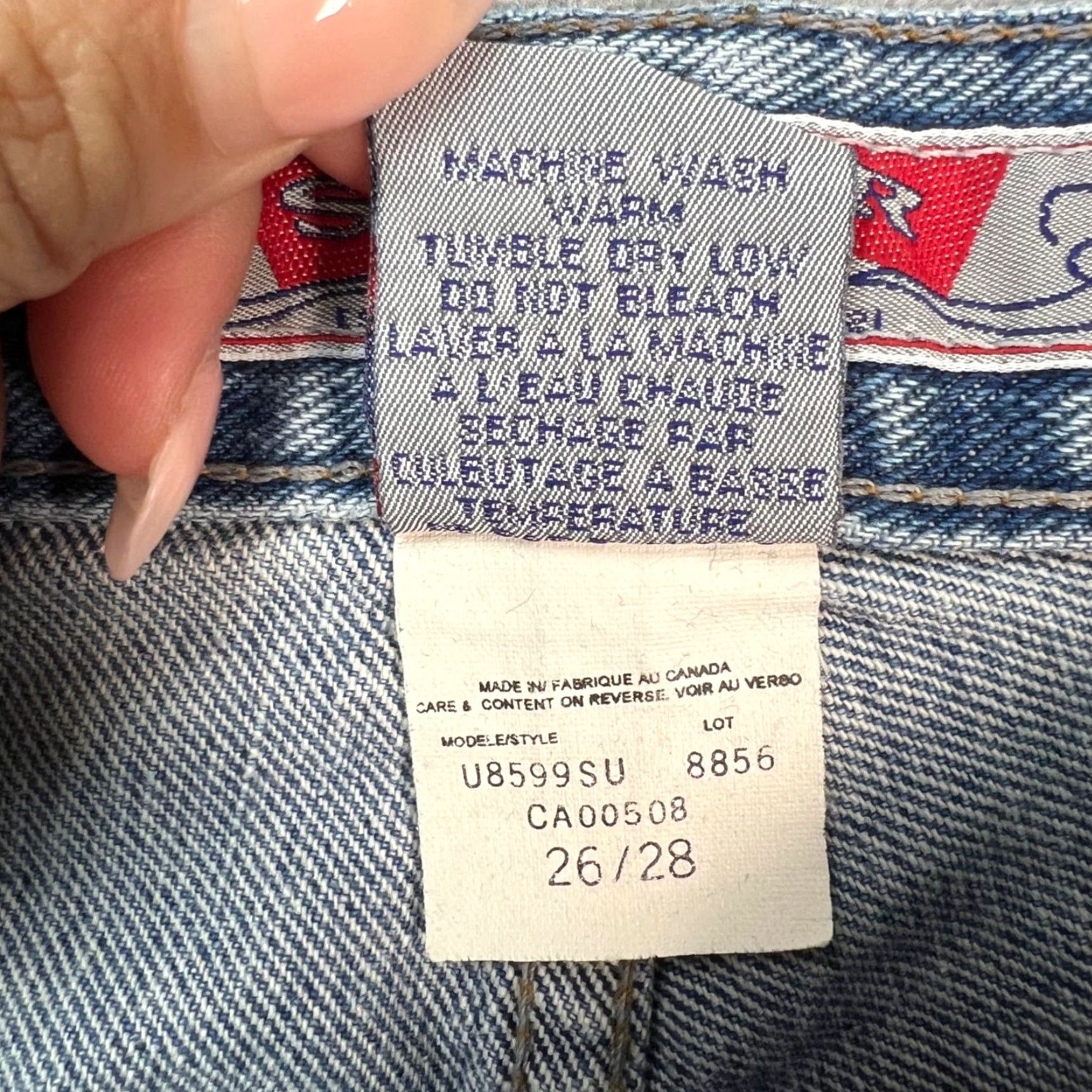 Silver Jeans Co. Silver Jeans Womens Size 26 x 28 Light Wash Denim Straight-Leg Jeans Size 26" / US 2 / IT 38 - 4 Thumbnail