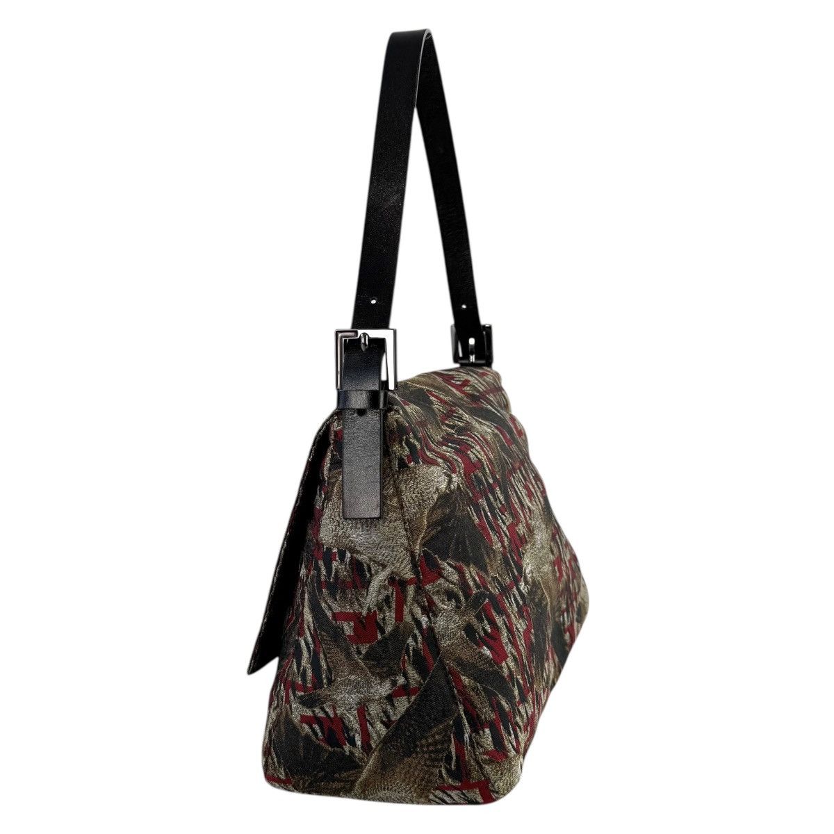 Fendi Fendi Zucca Falcon Mamma Baguette Shoulder Bag Size ONE SIZE - 4 Thumbnail