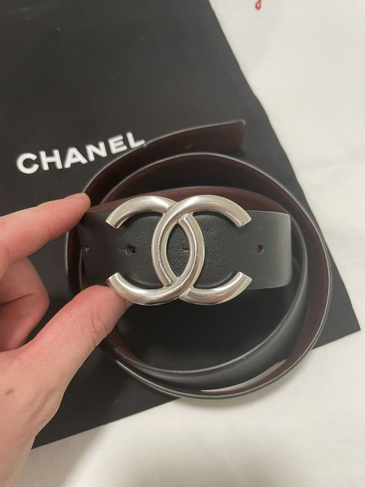 Chanel on sale reversible belt