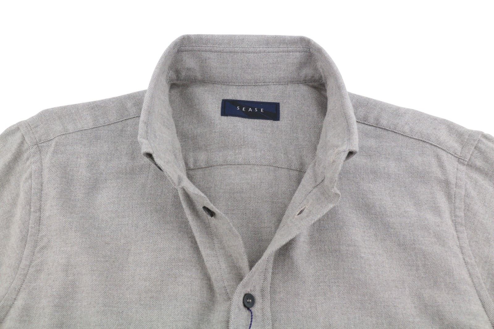 SEASE SI033 CAMICA CLASSICA BD 2.0 S Grey Melange 90126 Size US S / EU 44-46 / 1 - 5 Thumbnail