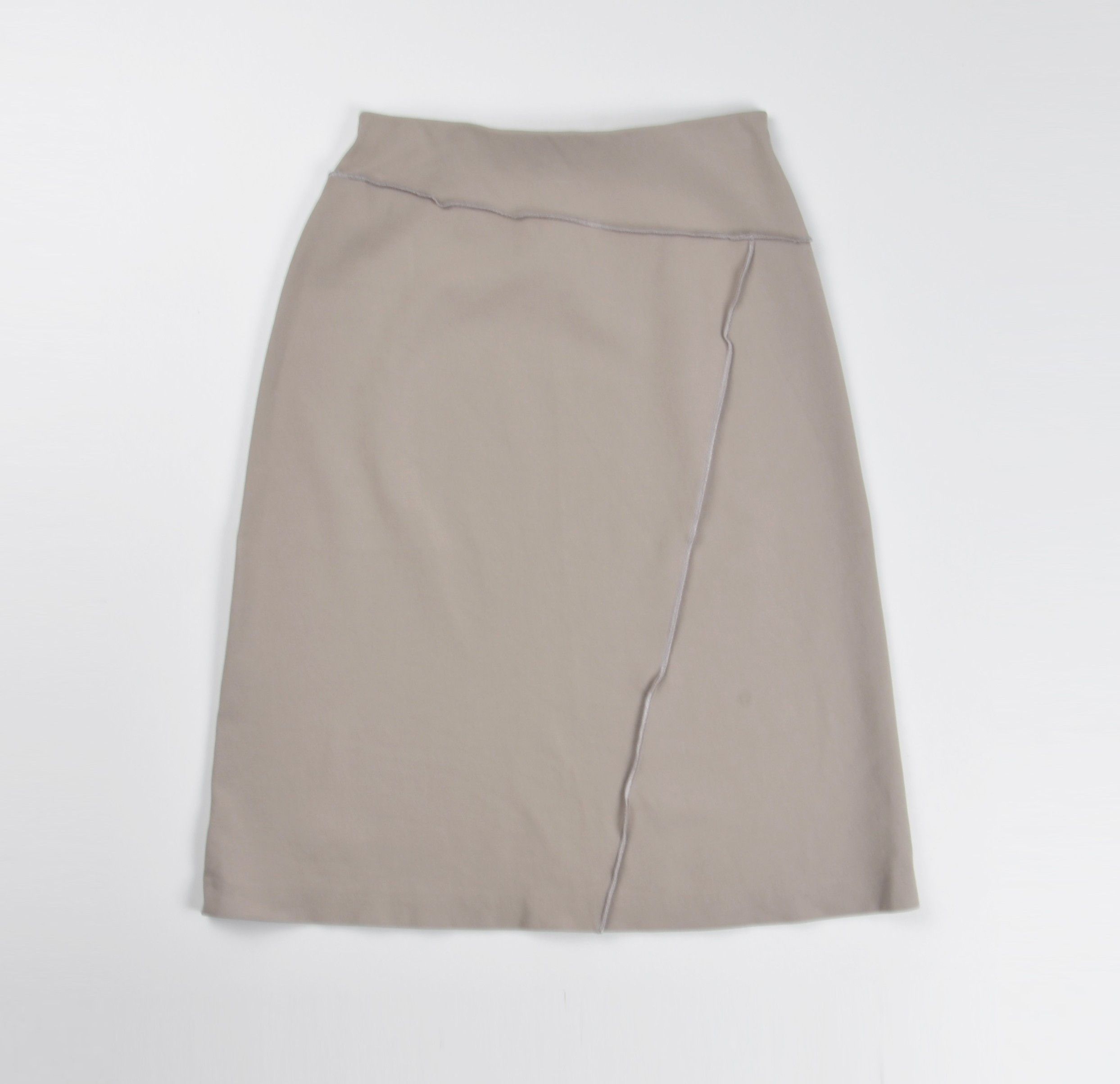 Wolford Wolford Gray A-Line Knee Length Minimalist Skirt Size 25" / US 0 / IT 36 - 3 Thumbnail