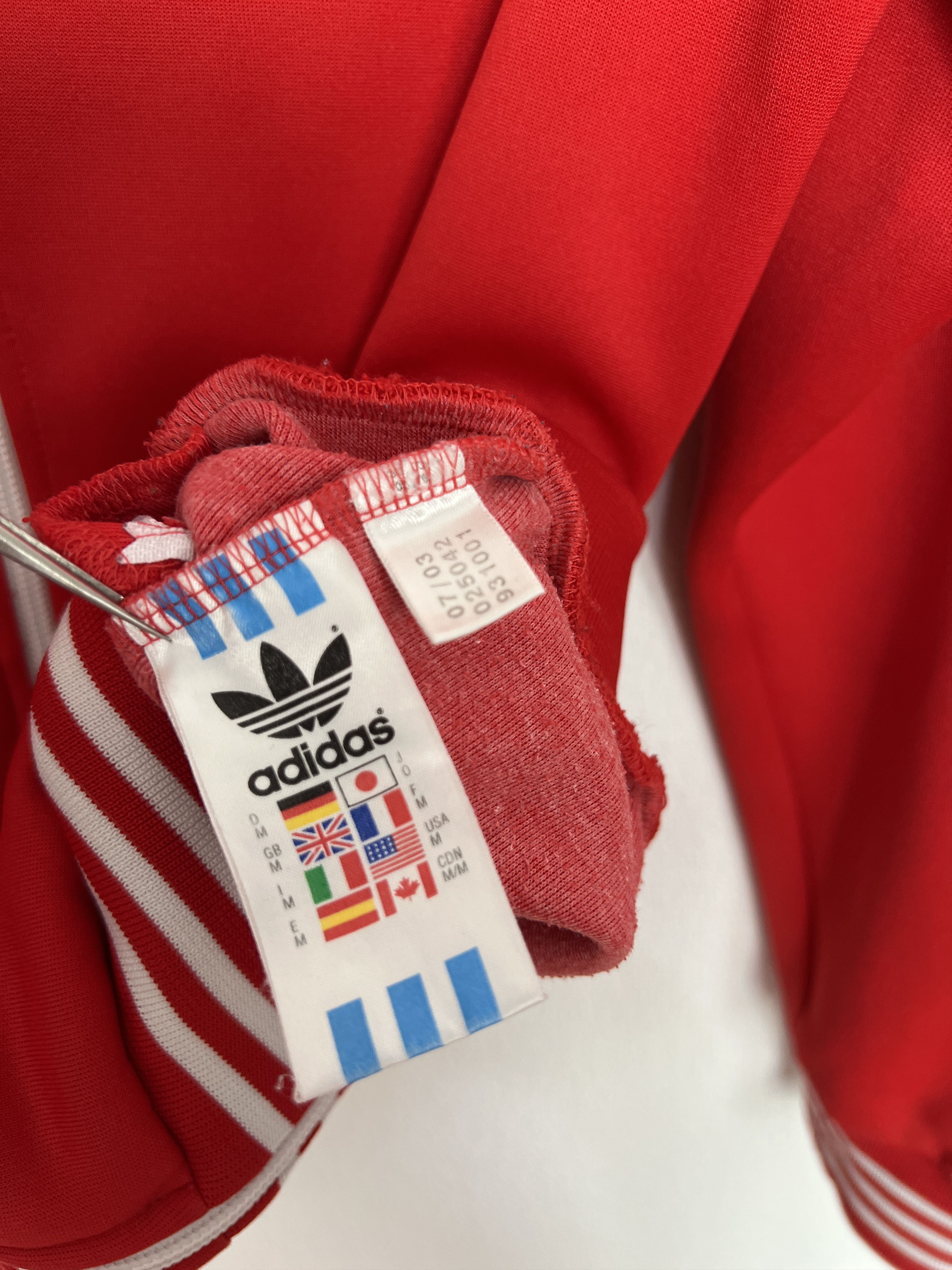 Adidas Vintage Originals Peru Football Jacket Soccer Track Top Size US M / EU 48-50 / 2 - 7 Thumbnail