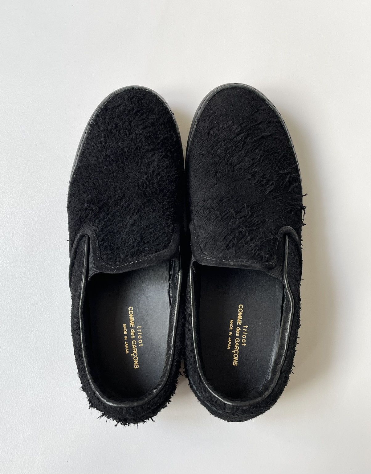 Comme des Garcons Distressed Suede Slip On ‘Skate' Sneakers Size US 8 / EU 41 - 12 Thumbnail