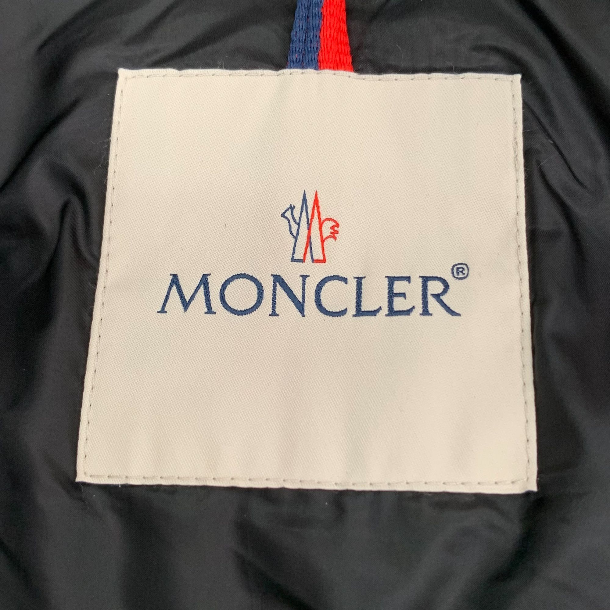 Moncler Moncler Jeanbart Navy Hooded Down Jacket with Logo (Size S) Size US S / EU 44-46 / 1 - 3 Thumbnail