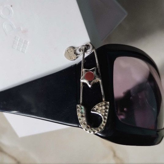 Dior × Vintage Vintage dior 00ss paper clip sunglasses Size ONE SIZE - 2 Thumbnail